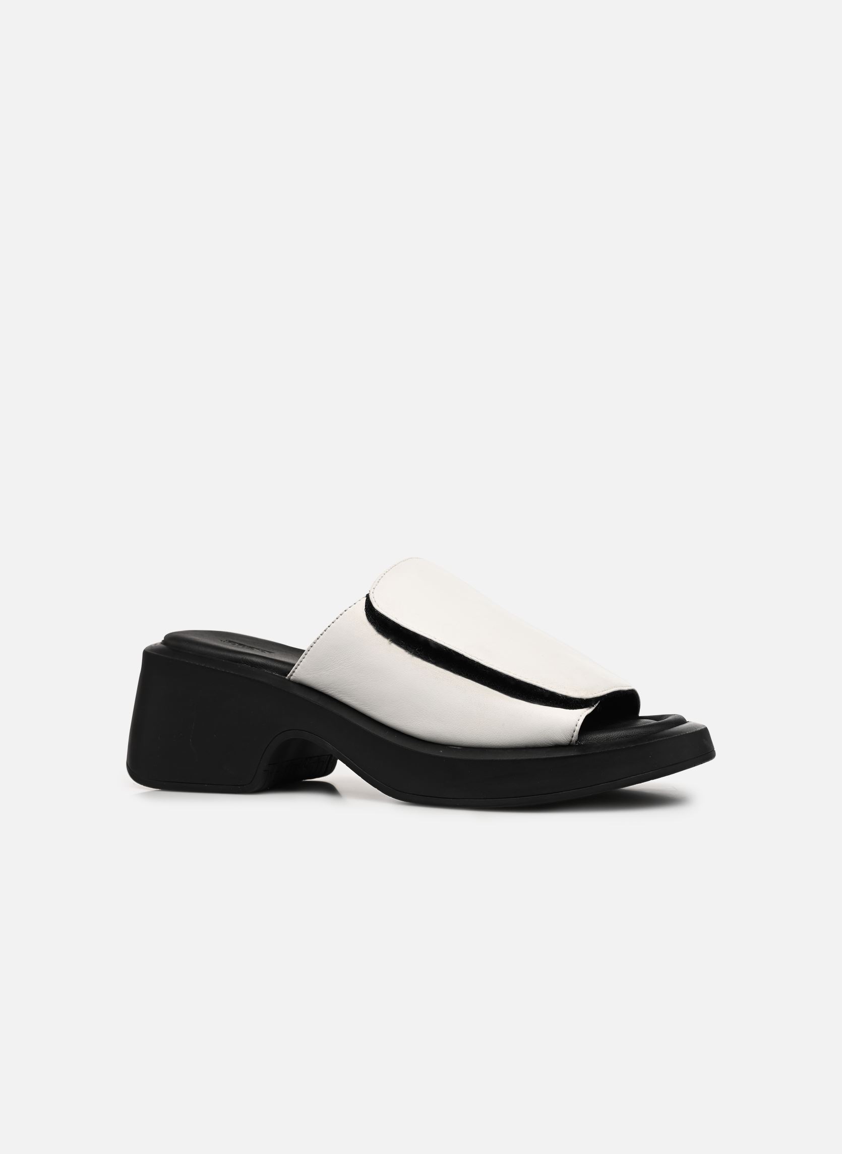 Pantoletten Vita-sandal 84936 damen weiß Bronx Pantoletten Vita-sandal 84936 damen weiß Black/white