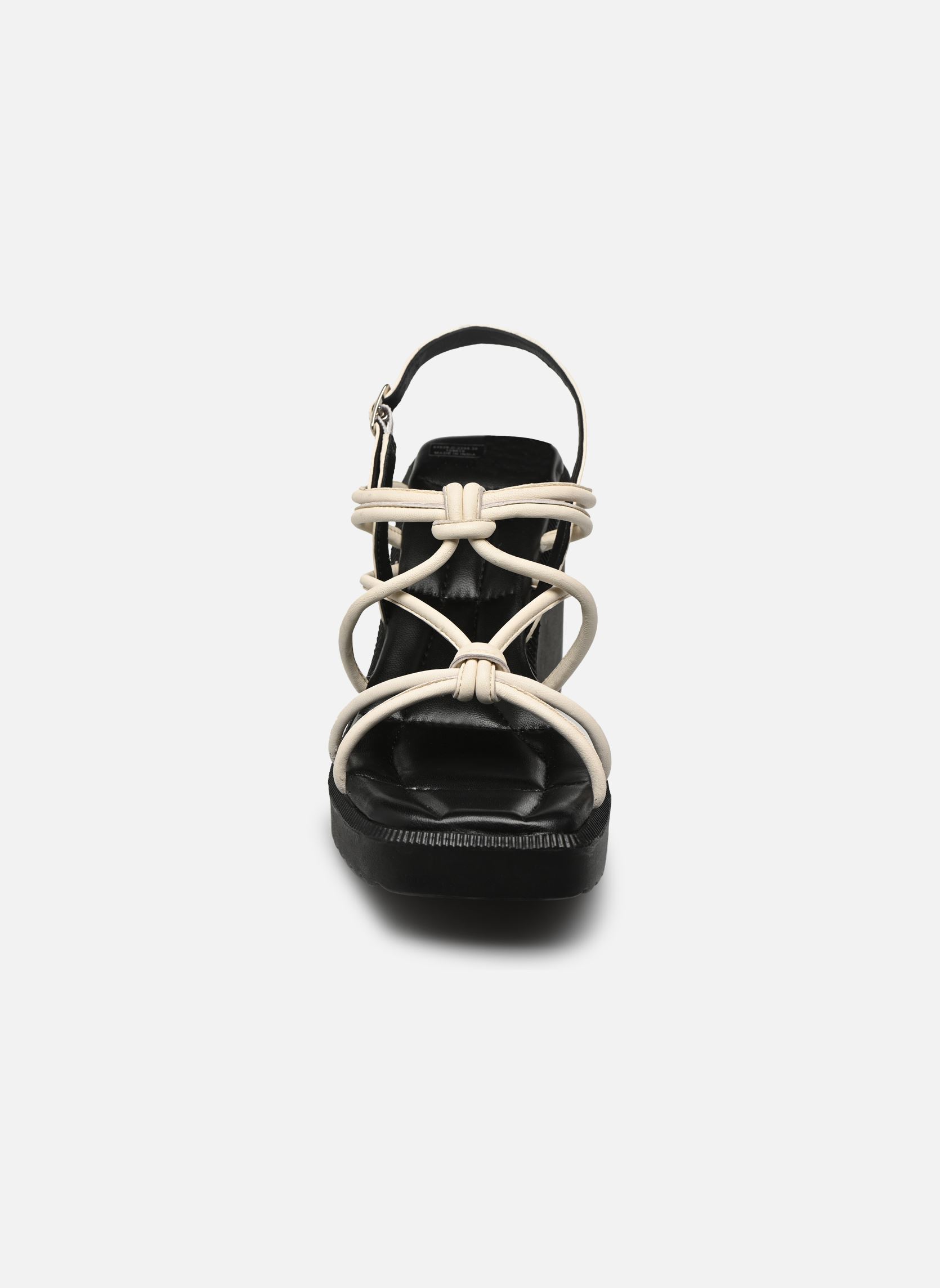 Keil- und Plateausandalen New-wanda 84939 damen weiß Bronx Keil- und Plateausandalen New-wanda 84939 damen weiß Black/Off white