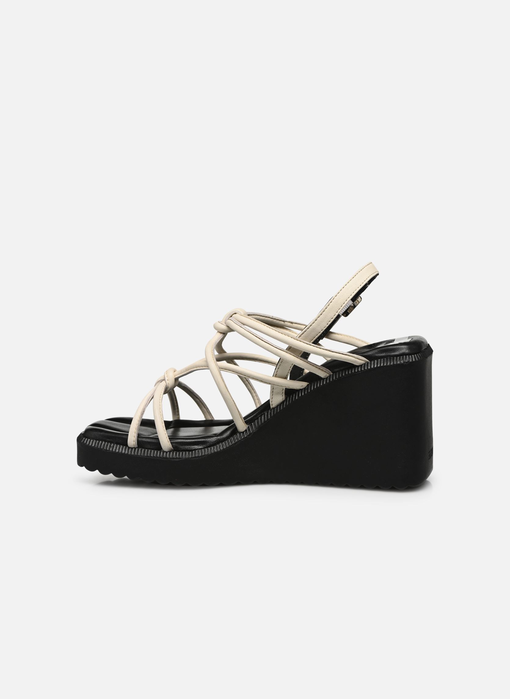 Keil- und Plateausandalen New-wanda 84939 damen weiß Bronx Keil- und Plateausandalen New-wanda 84939 damen weiß Black/Off white