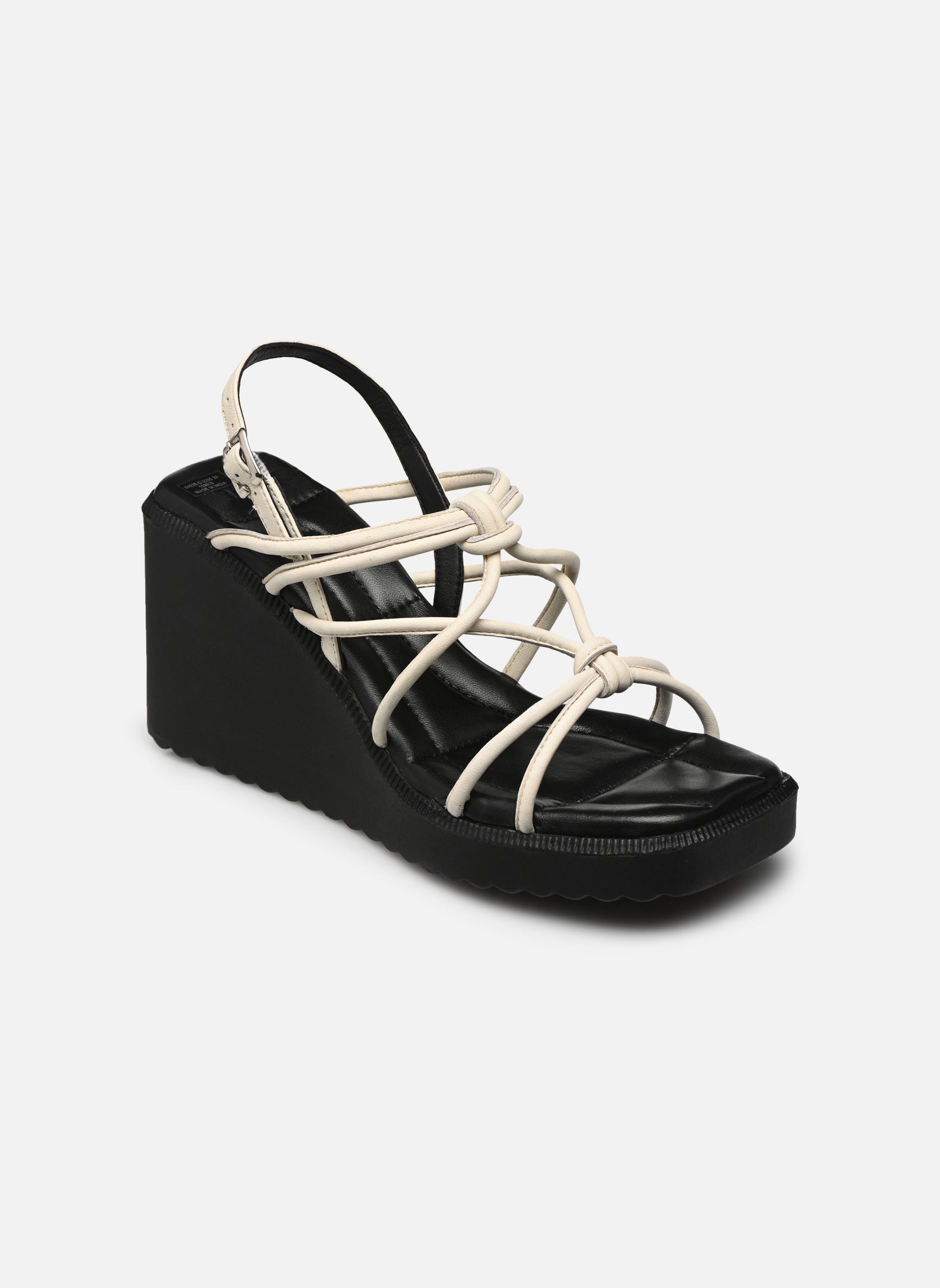 Keil- und Plateausandalen New-wanda 84939 damen weiß Bronx Keil- und Plateausandalen New-wanda 84939 damen weiß Black/Off white