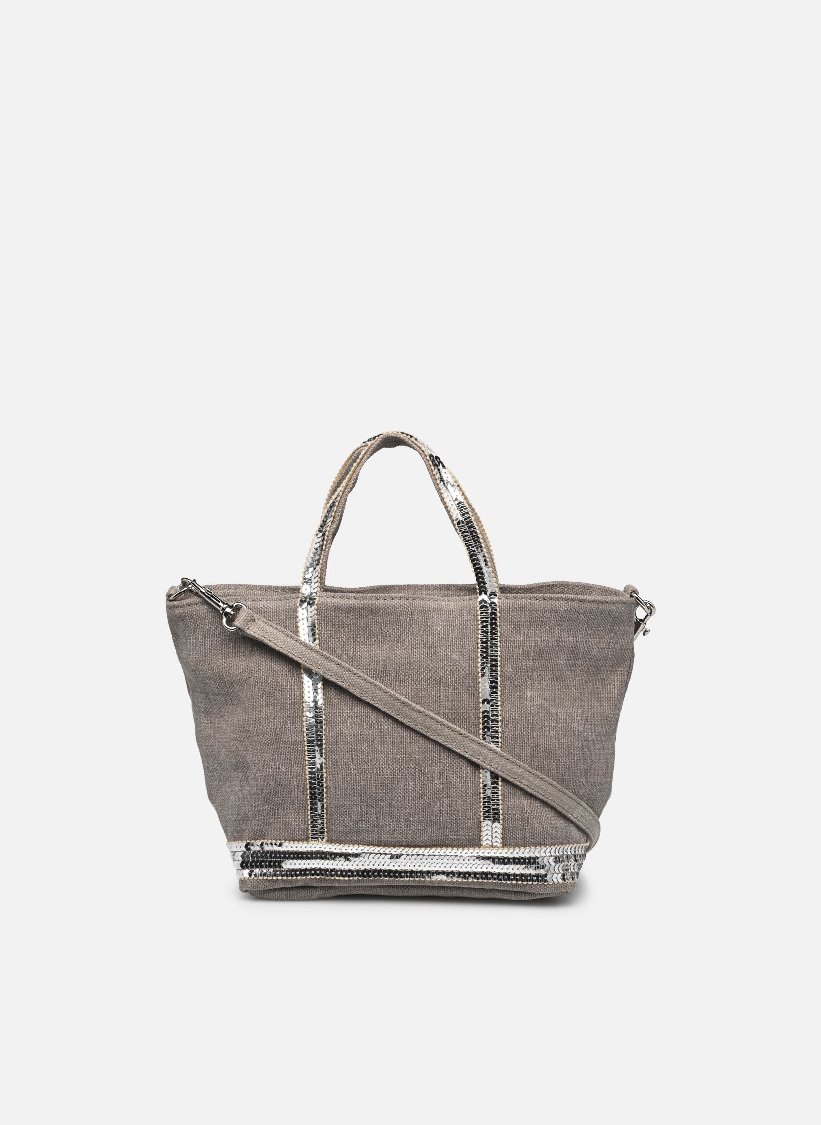 Shopper Cabas XS Bandoulière en Lin et Paillette damen beige Vanessa Bruno Shopper Cabas XS Bandoulière en Lin et Paillette damen beige CALCAIRE
