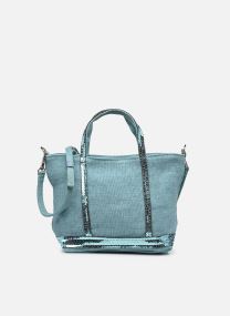 Shopper Cabas XS Bandoulière en Lin et Paillette damen beige
