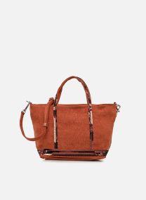 Shopper Cabas XS Bandoulière en Lin et Paillette damen beige