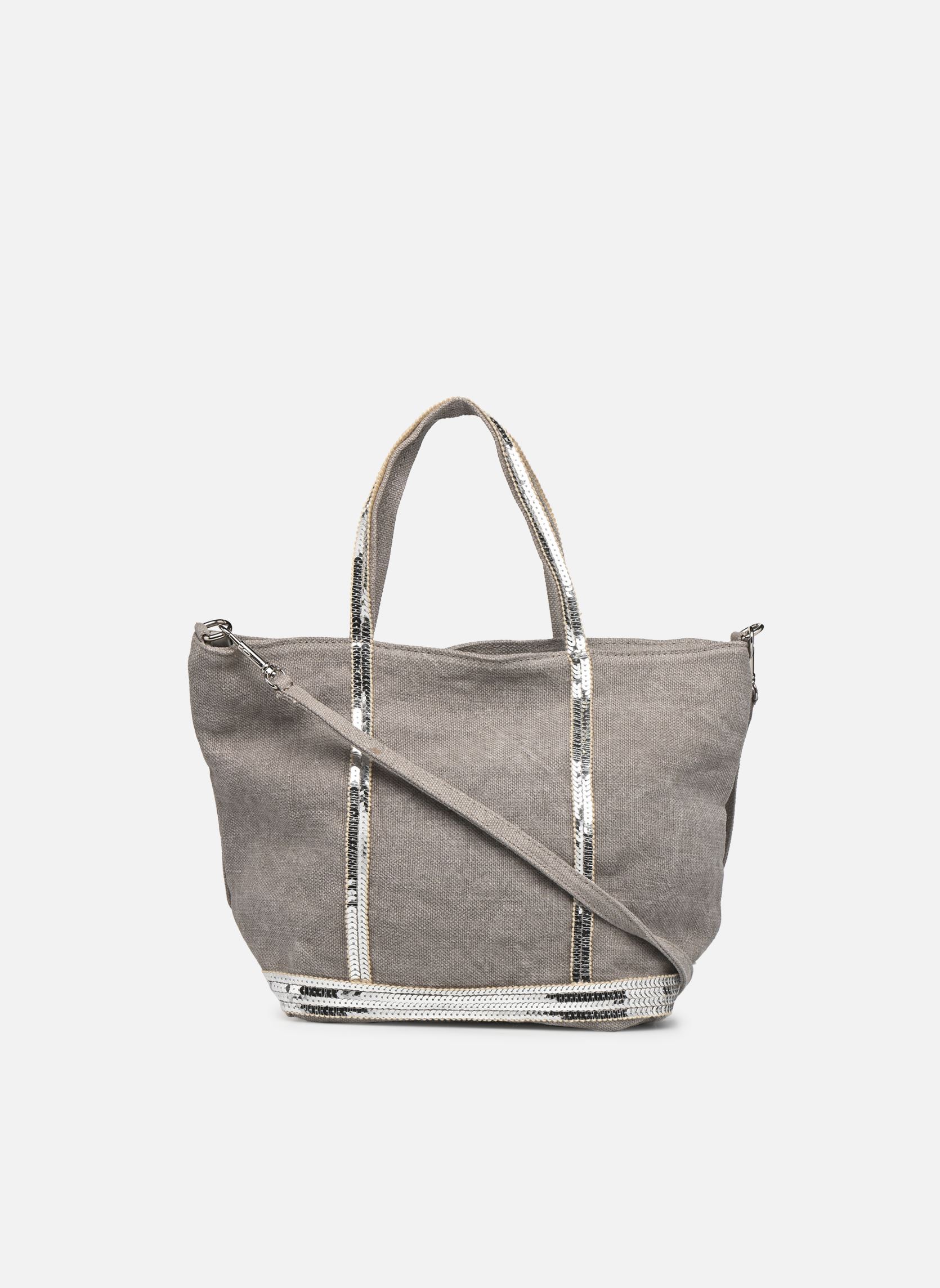 Cabas Cabas S Bandoulière en Lin et Paillettes femme beige Vanessa Bruno Cabas Cabas S Bandoulière en Lin et Paillettes femme beige CALCAIRE