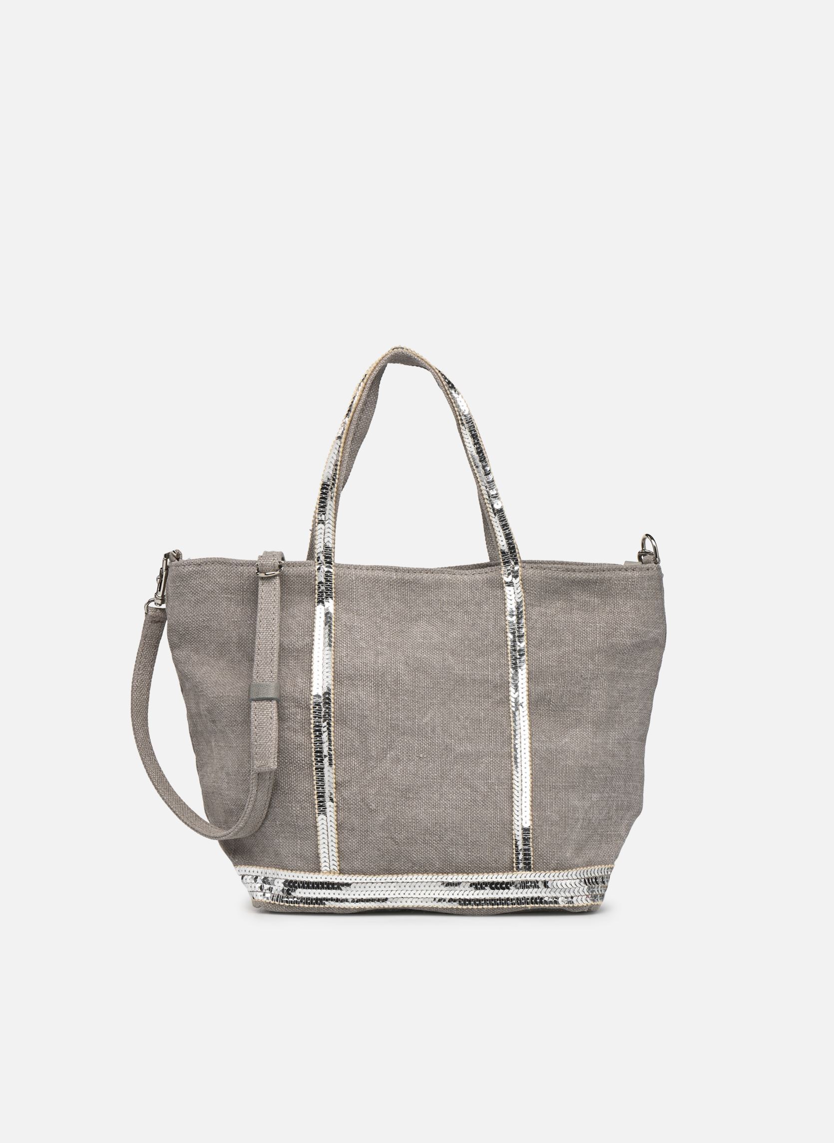 Cabas Cabas S Bandoulière en Lin et Paillettes femme beige Vanessa Bruno Cabas Cabas S Bandoulière en Lin et Paillettes femme beige CALCAIRE