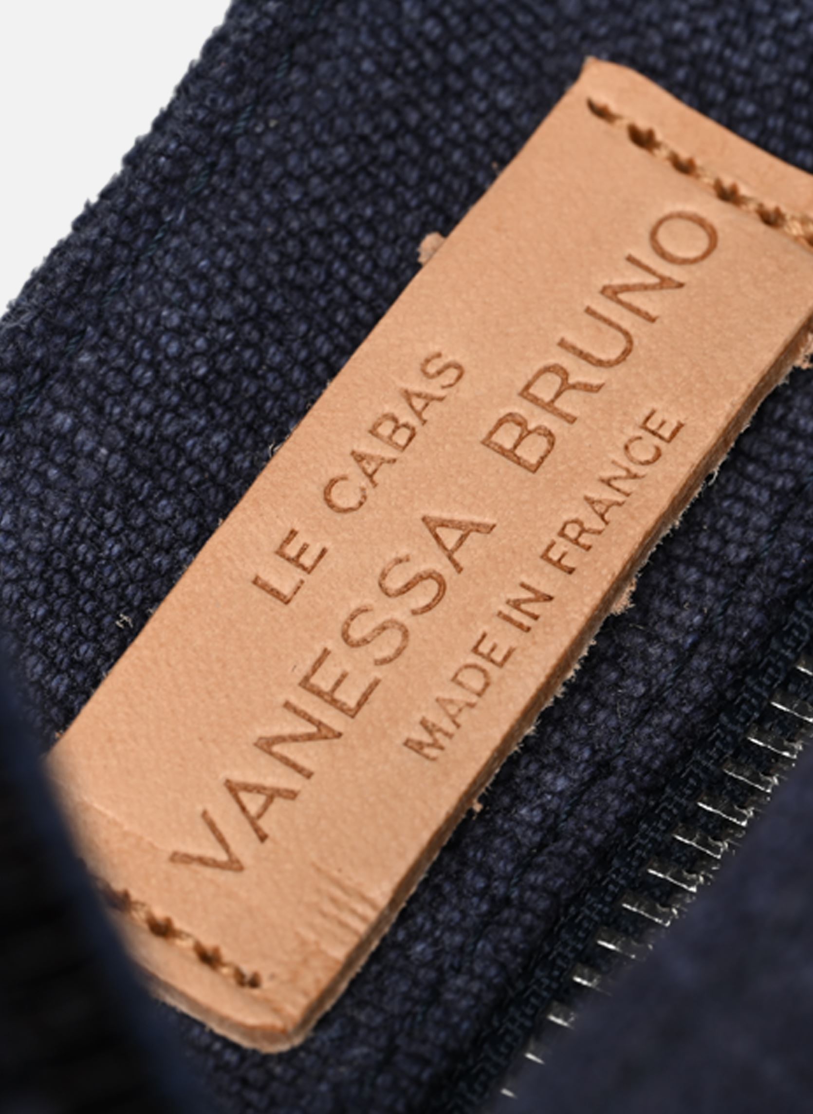 Grote winkelzak Cabas S Bandoulière en Lin et Paillettes dames blauw Vanessa Bruno Grote winkelzak Cabas S Bandoulière en Lin et Paillettes dames blauw Denim
