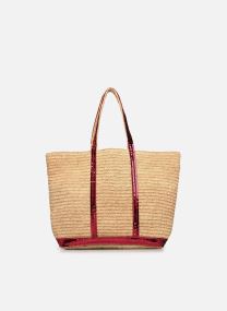 Cabas Cabas L Raphia et Paillettes femme or et bronze