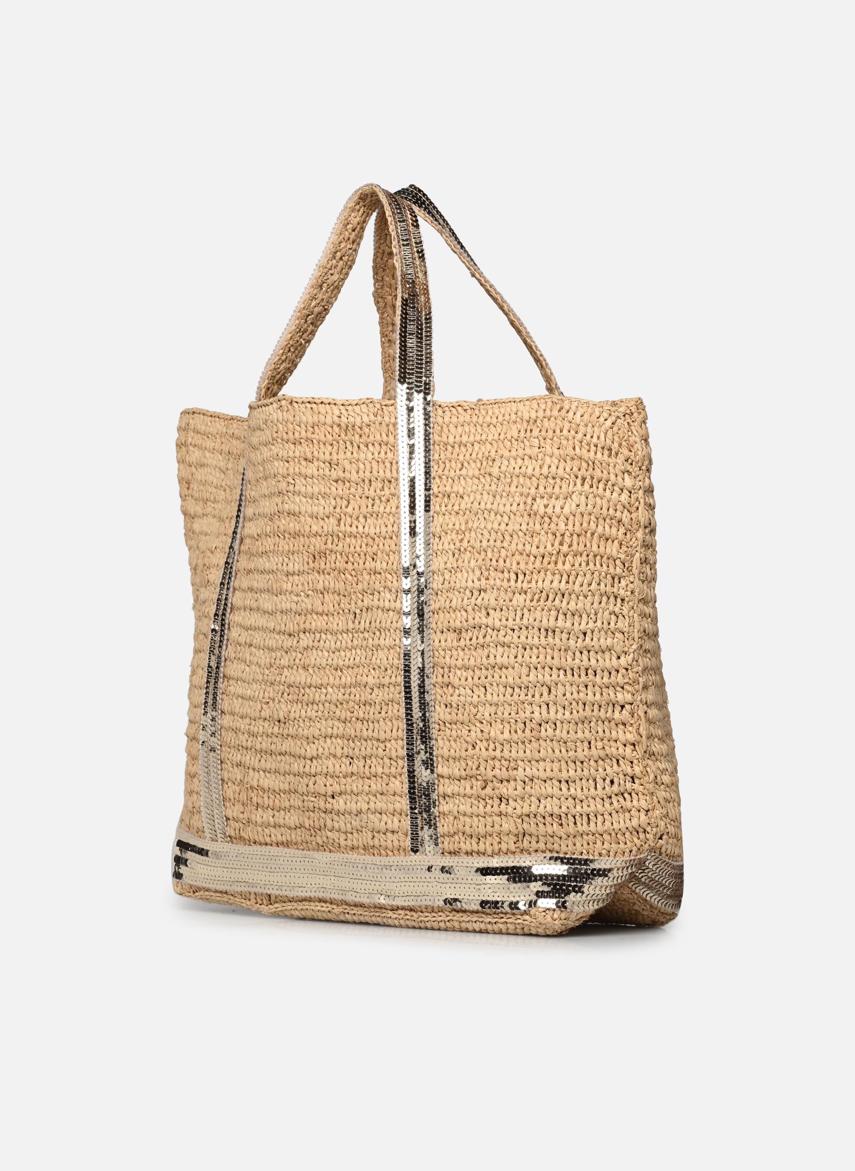 Cabas Cabas M Raphia et Paillettes femme beige Vanessa Bruno Cabas Cabas M Raphia et Paillettes femme beige OR