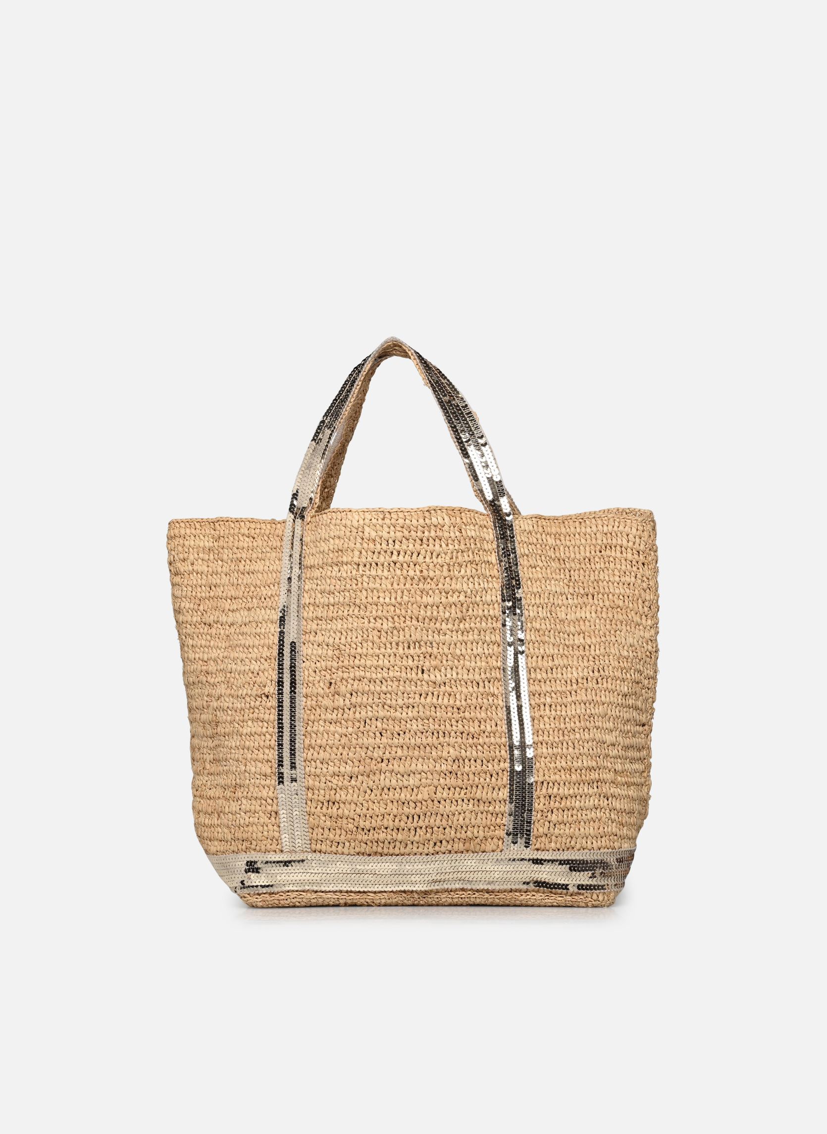 Cabas Cabas M Raphia et Paillettes femme beige Vanessa Bruno Cabas Cabas M Raphia et Paillettes femme beige OR