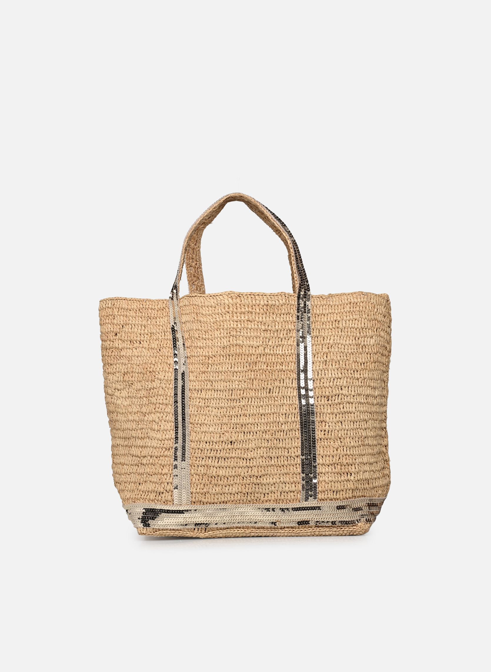 Cabas Cabas M Raphia et Paillettes femme beige Vanessa Bruno Cabas Cabas M Raphia et Paillettes femme beige OR