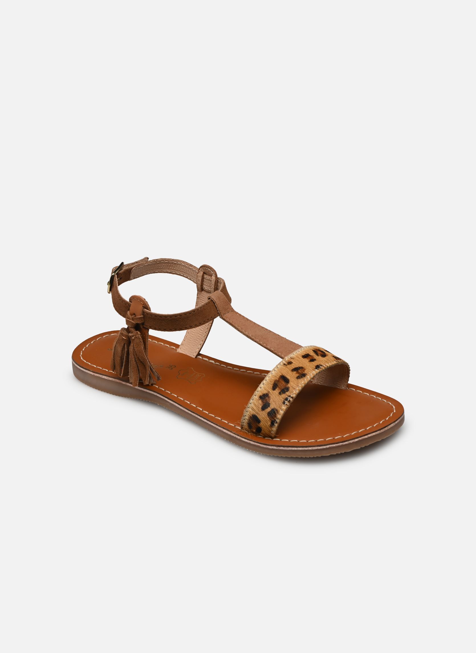 Sandalen SAATIL112-22 meisjes bruin L'Atelier Tropézien Sandalen SAATIL112-22 meisjes bruin CHEETAH NUDE TAN