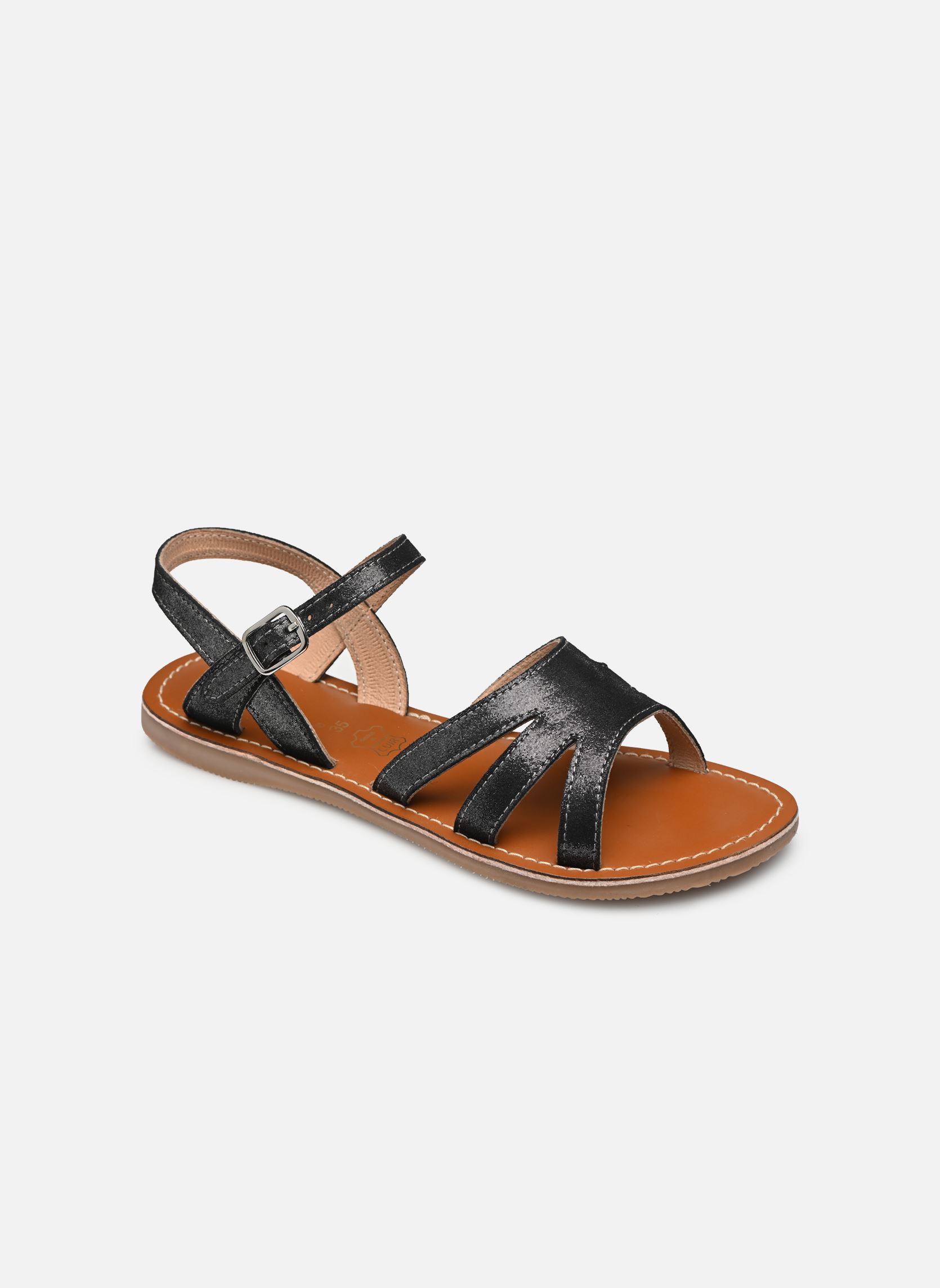 Sandales SAATIL918-22 fille noir L'Atelier Tropézien Sandales SAATIL918-22 fille noir BLACK