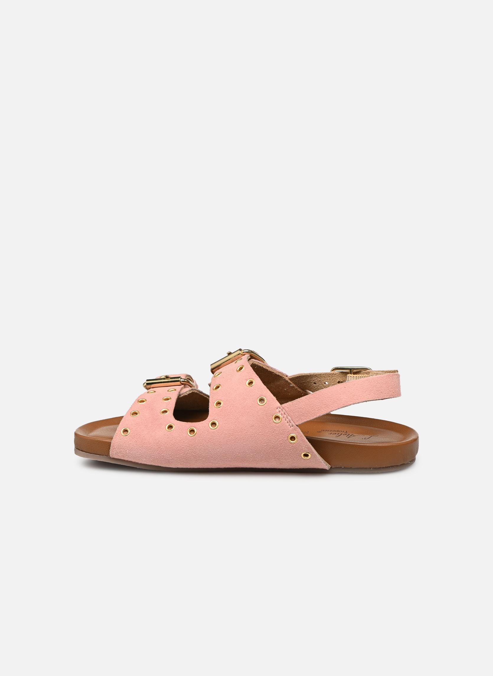 Sandalen SAATSB103E-22 mädchen rosa L'Atelier Tropézien Sandalen SAATSB103E-22 mädchen rosa SUEDE PINK