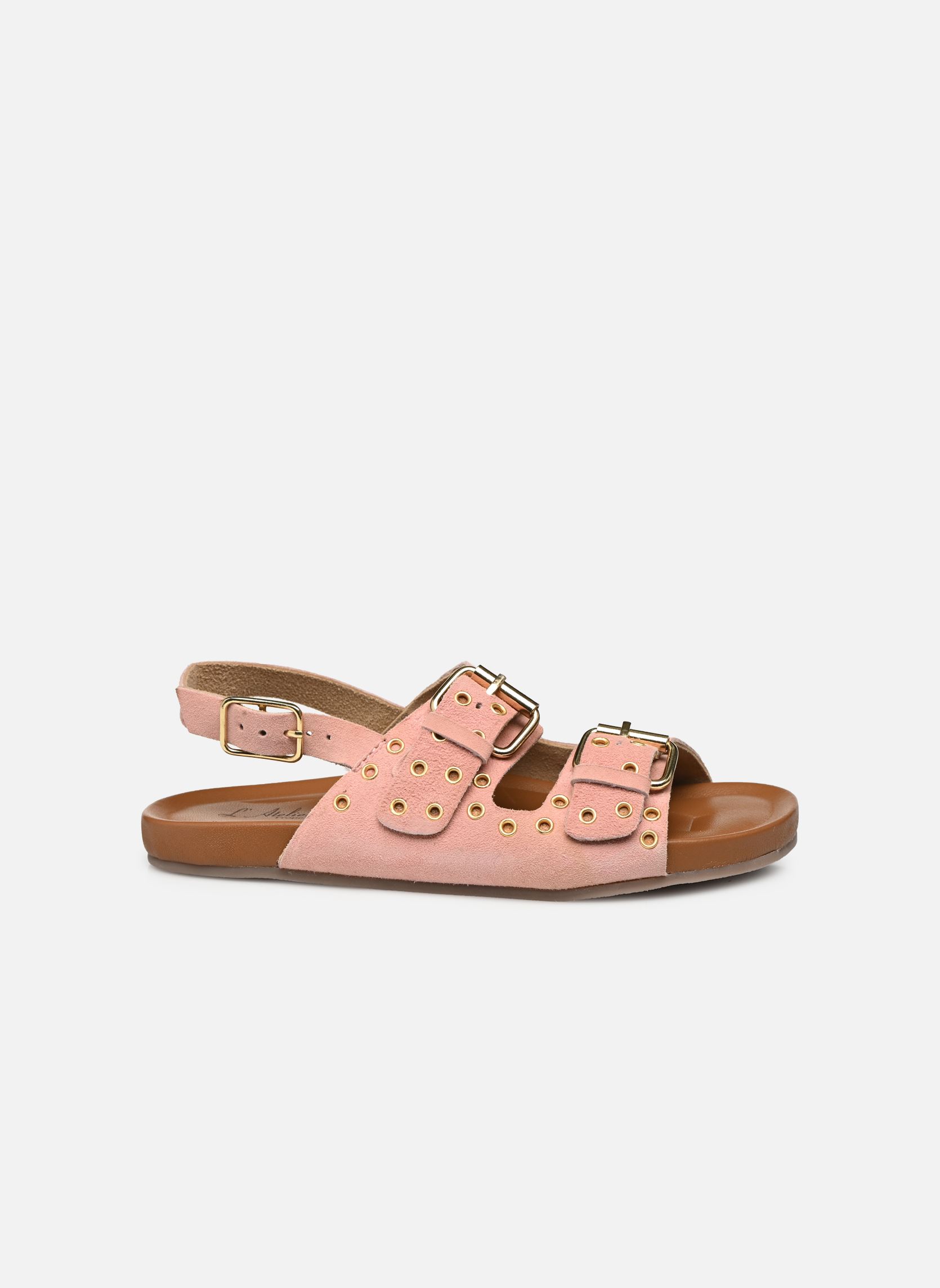 Sandalen SAATSB103E-22 mädchen rosa L'Atelier Tropézien Sandalen SAATSB103E-22 mädchen rosa SUEDE PINK