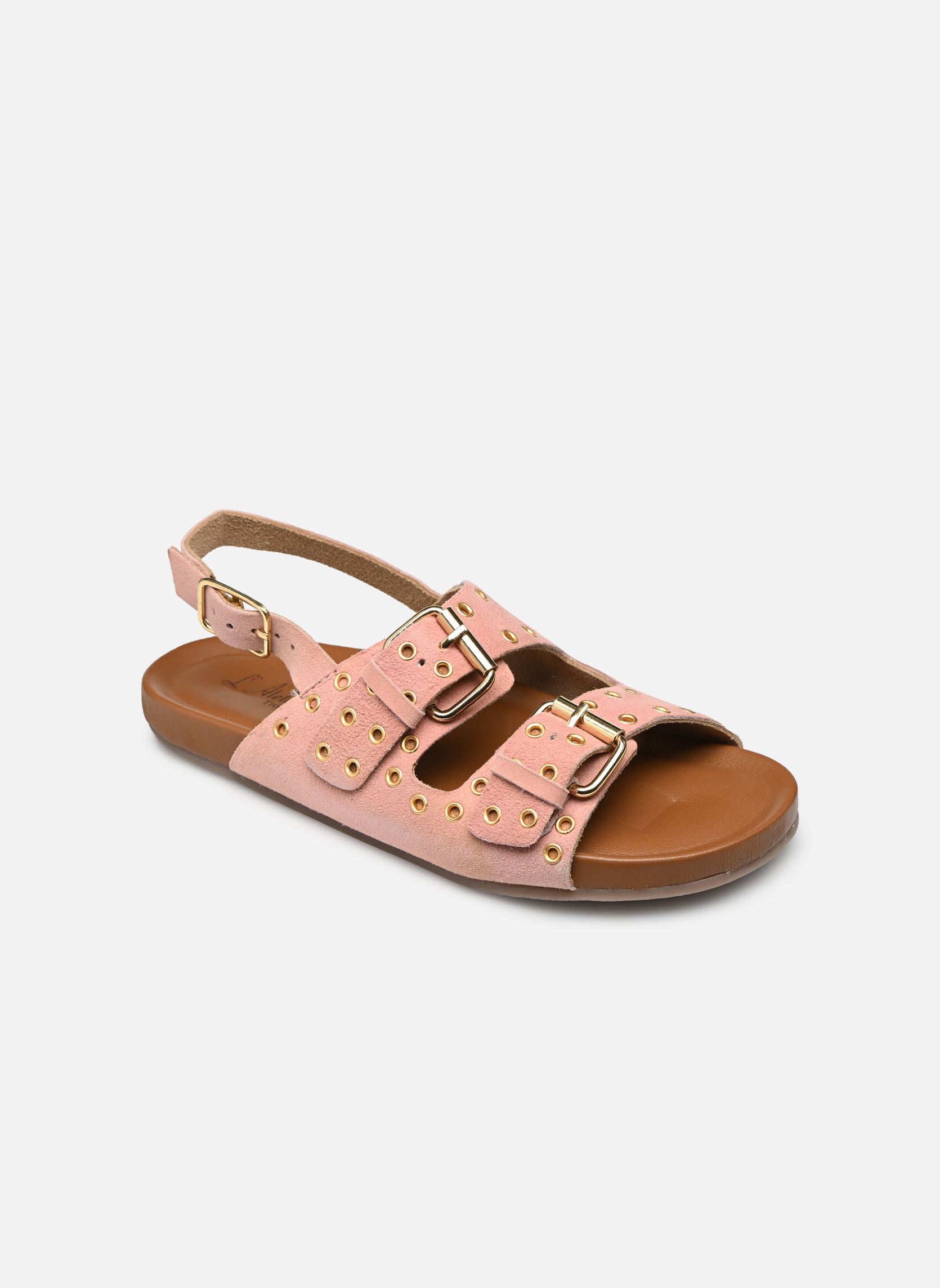 Sandalen SAATSB103E-22 mädchen rosa L'Atelier Tropézien Sandalen SAATSB103E-22 mädchen rosa SUEDE PINK