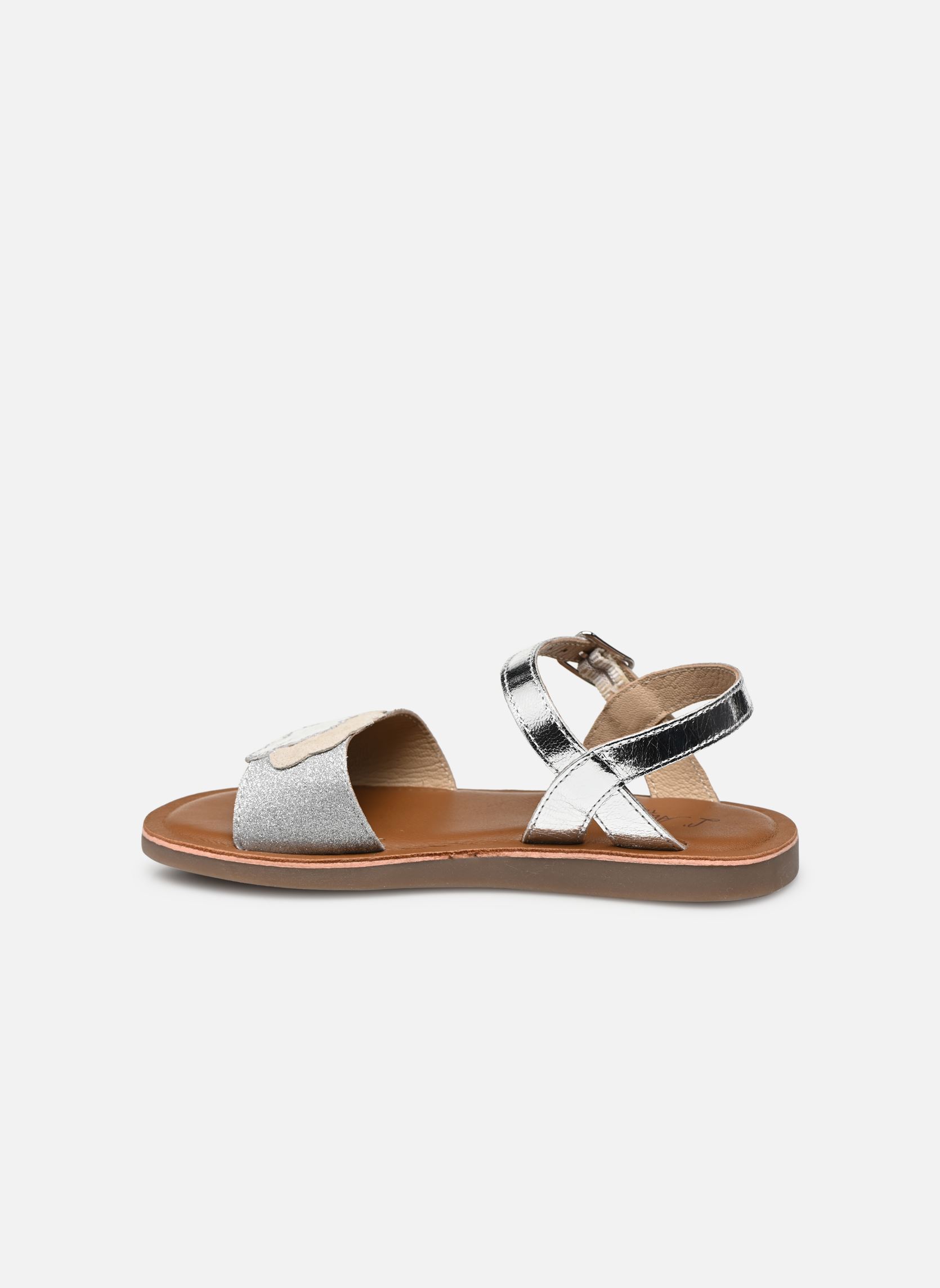 Sandalen SAATSB106-22 mädchen silber L'Atelier Tropézien Sandalen SAATSB106-22 mädchen silber SILVER