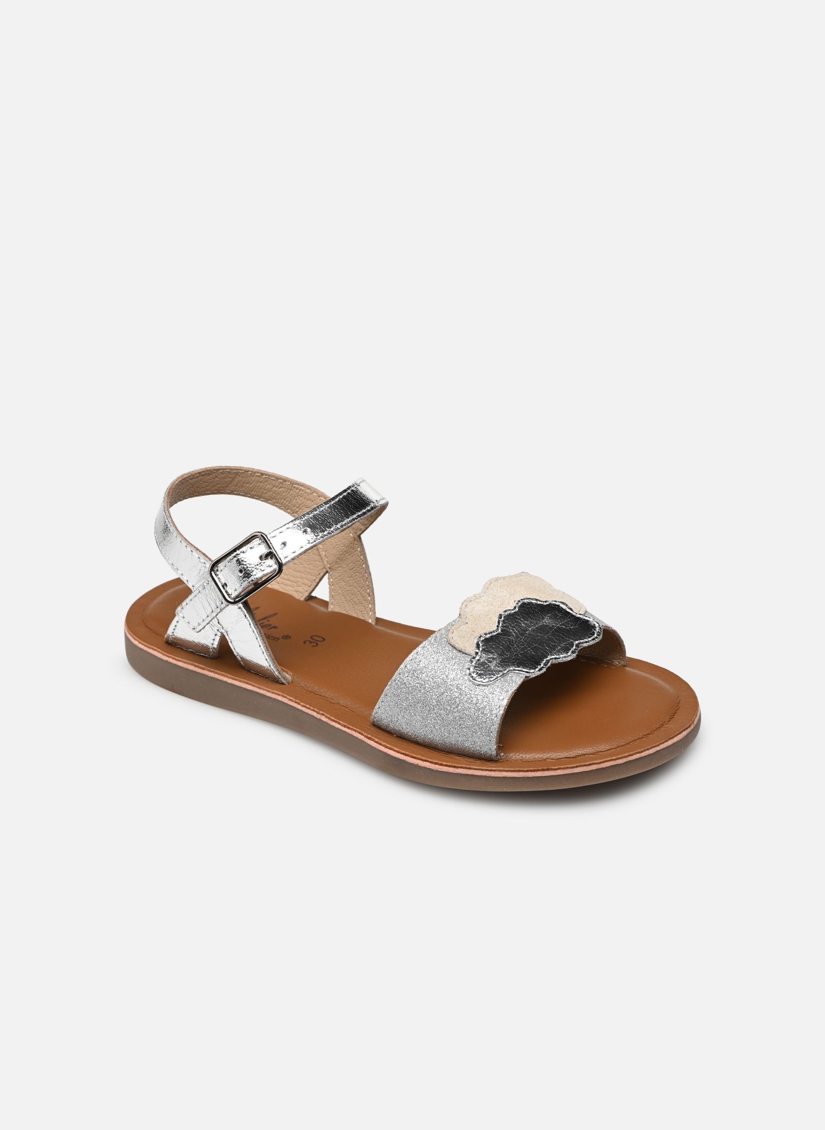 Sandalen SAATSB106-22 mädchen silber L'Atelier Tropézien Sandalen SAATSB106-22 mädchen silber SILVER