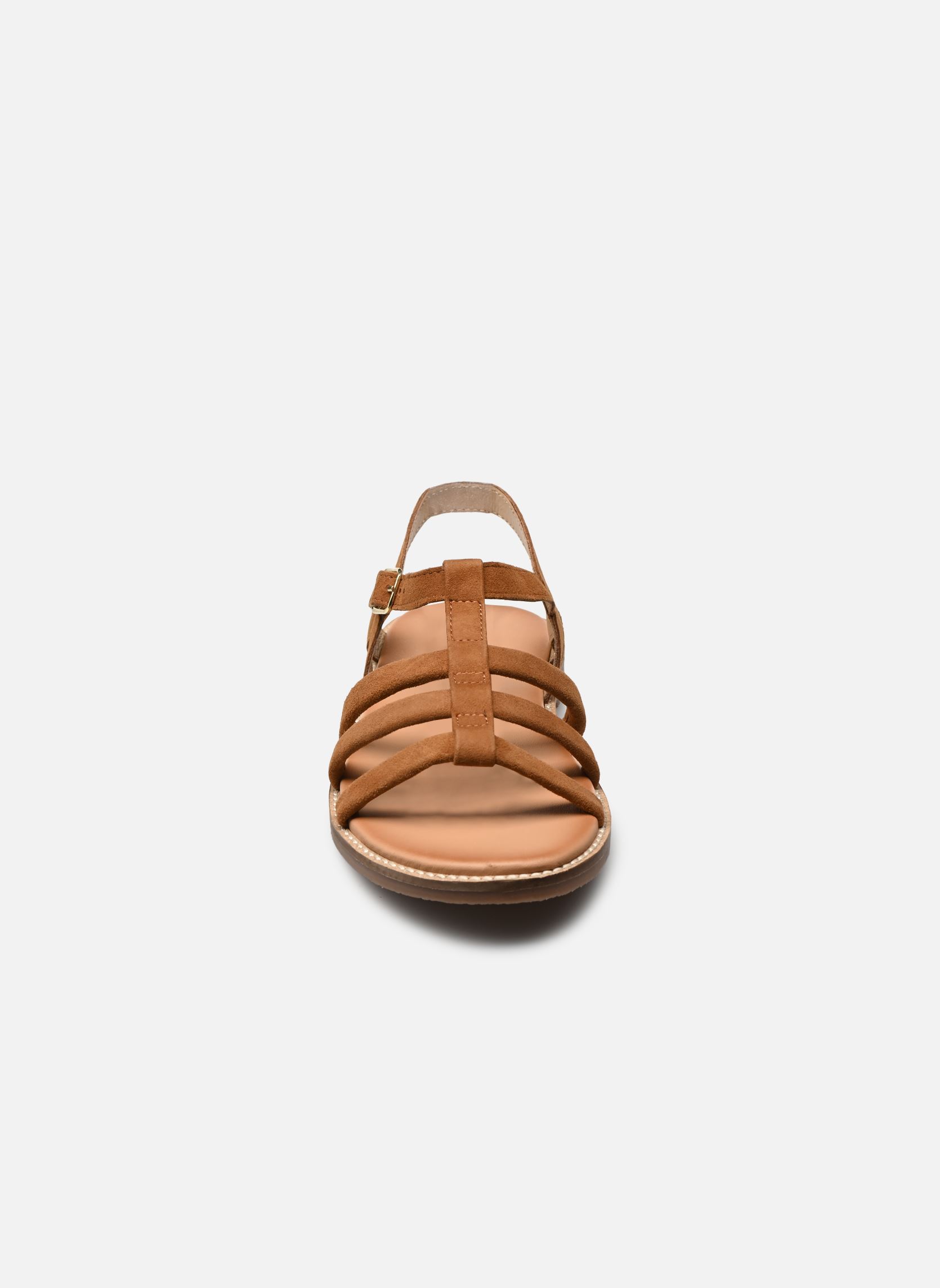 Sandalen SAATSB108-22 meisjes bruin L'Atelier Tropézien Sandalen SAATSB108-22 meisjes bruin SUEDE CAMEL