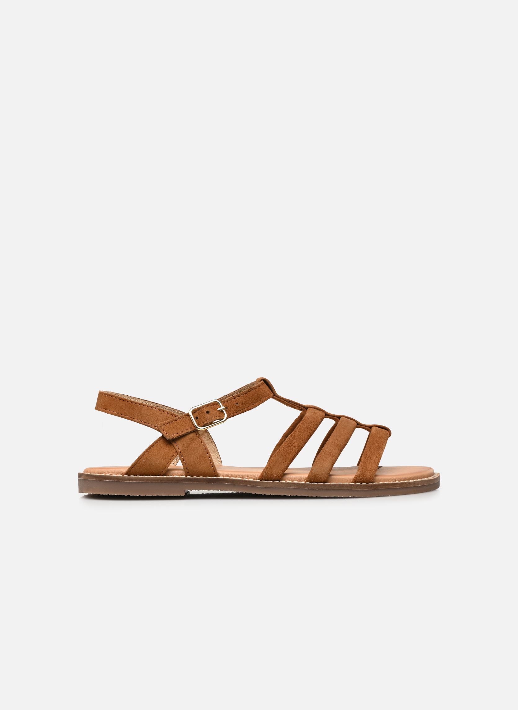 Sandalen SAATSB108-22 meisjes bruin L'Atelier Tropézien Sandalen SAATSB108-22 meisjes bruin SUEDE CAMEL