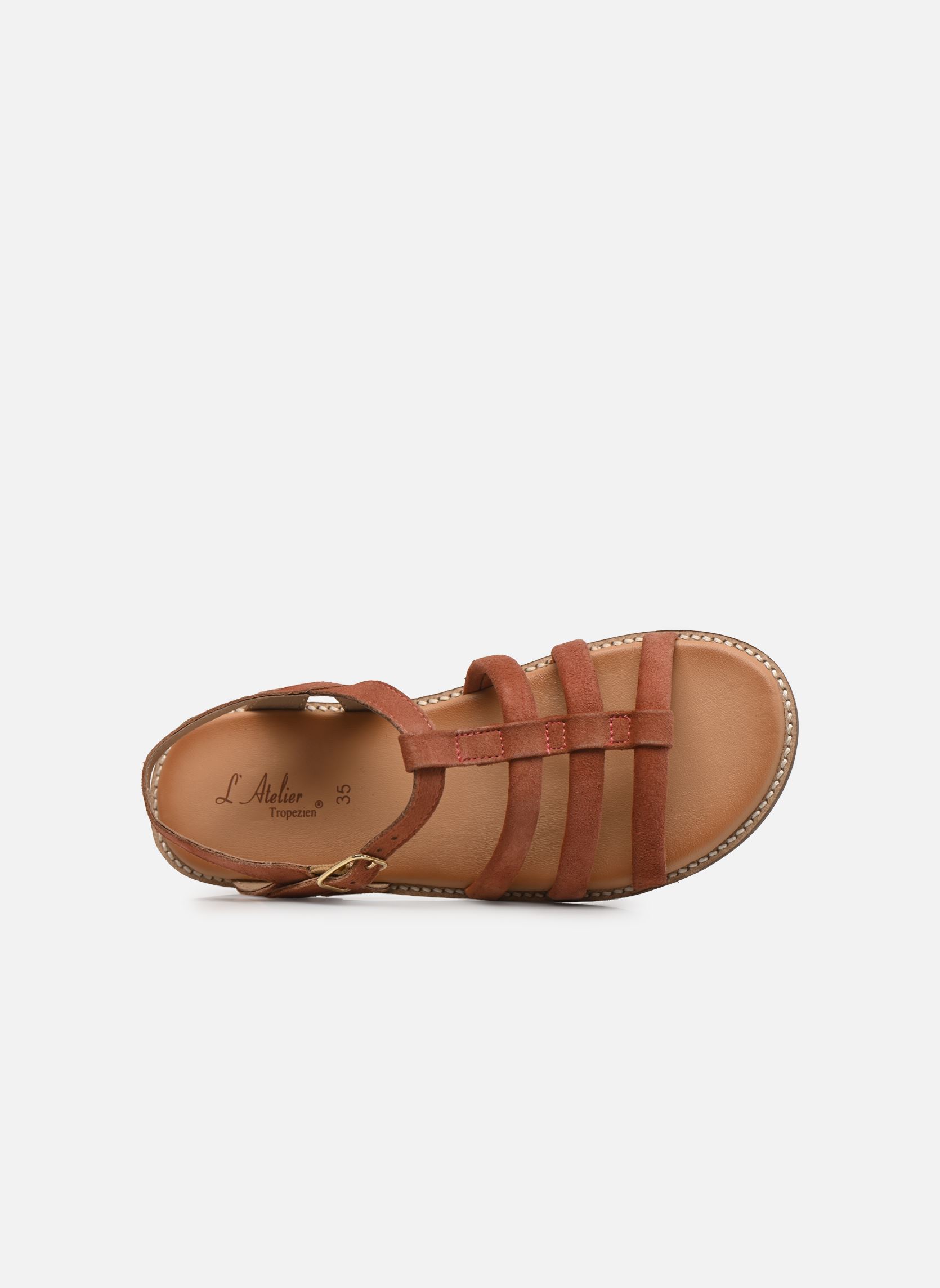 Sandalen SAATSB108-22 meisjes roze L'Atelier Tropézien Sandalen SAATSB108-22 meisjes roze SUEDE PINK
