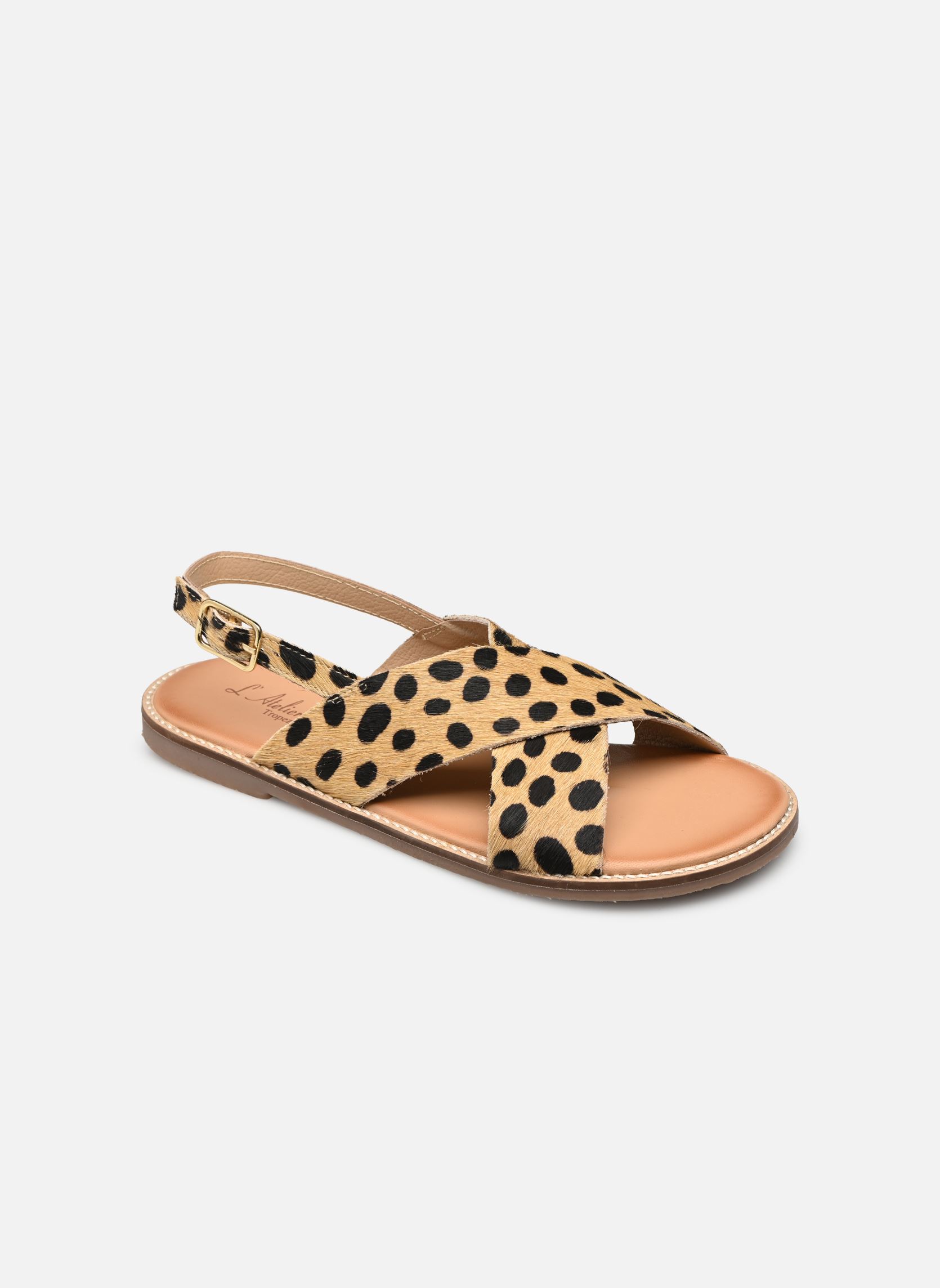 Sandali SAATSB111-22 bambina marrone L'Atelier Tropézien Sandali SAATSB111-22 bambina marrone LEOPARD