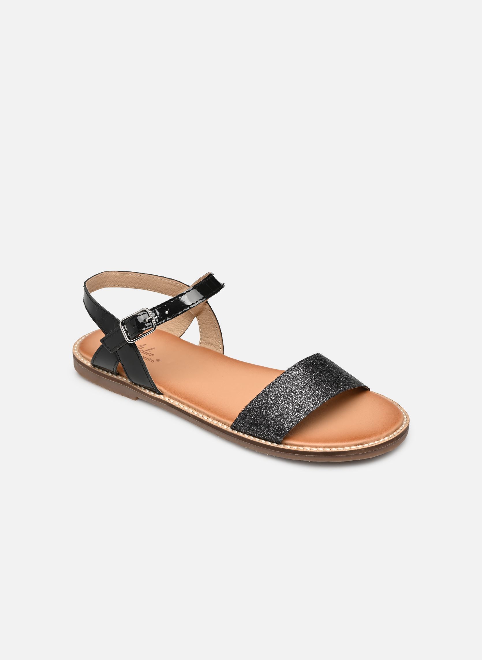 Sandalen SAATSB115-22 meisjes zwart L'Atelier Tropézien Sandalen SAATSB115-22 meisjes zwart BLACK
