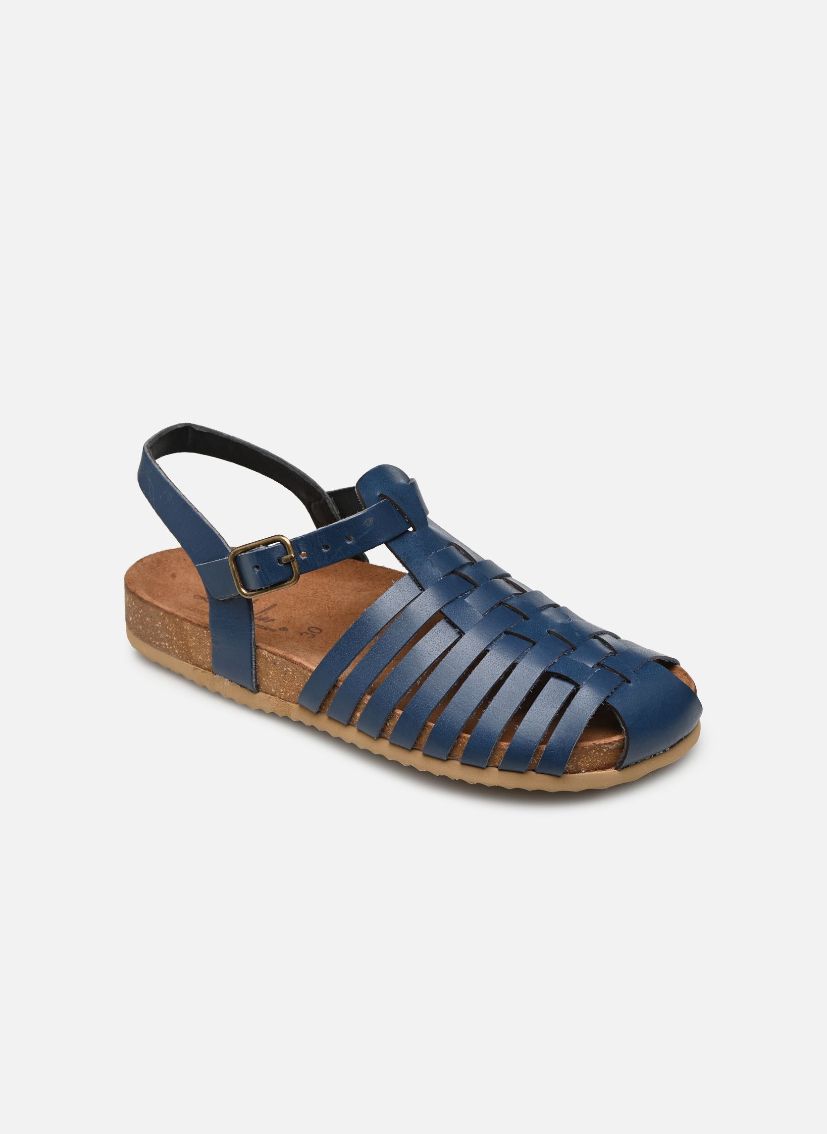 Sandales SAATSB124-22 bleu L'Atelier Tropézien Sandales SAATSB124-22 bleu NAVY