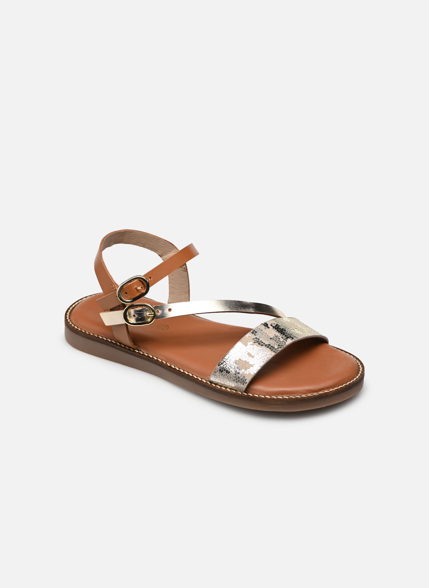 Sandales SAATSH396-22 fille argent L'Atelier Tropézien Sandales SAATSH396-22 fille argent NATURAL PLATINIUM