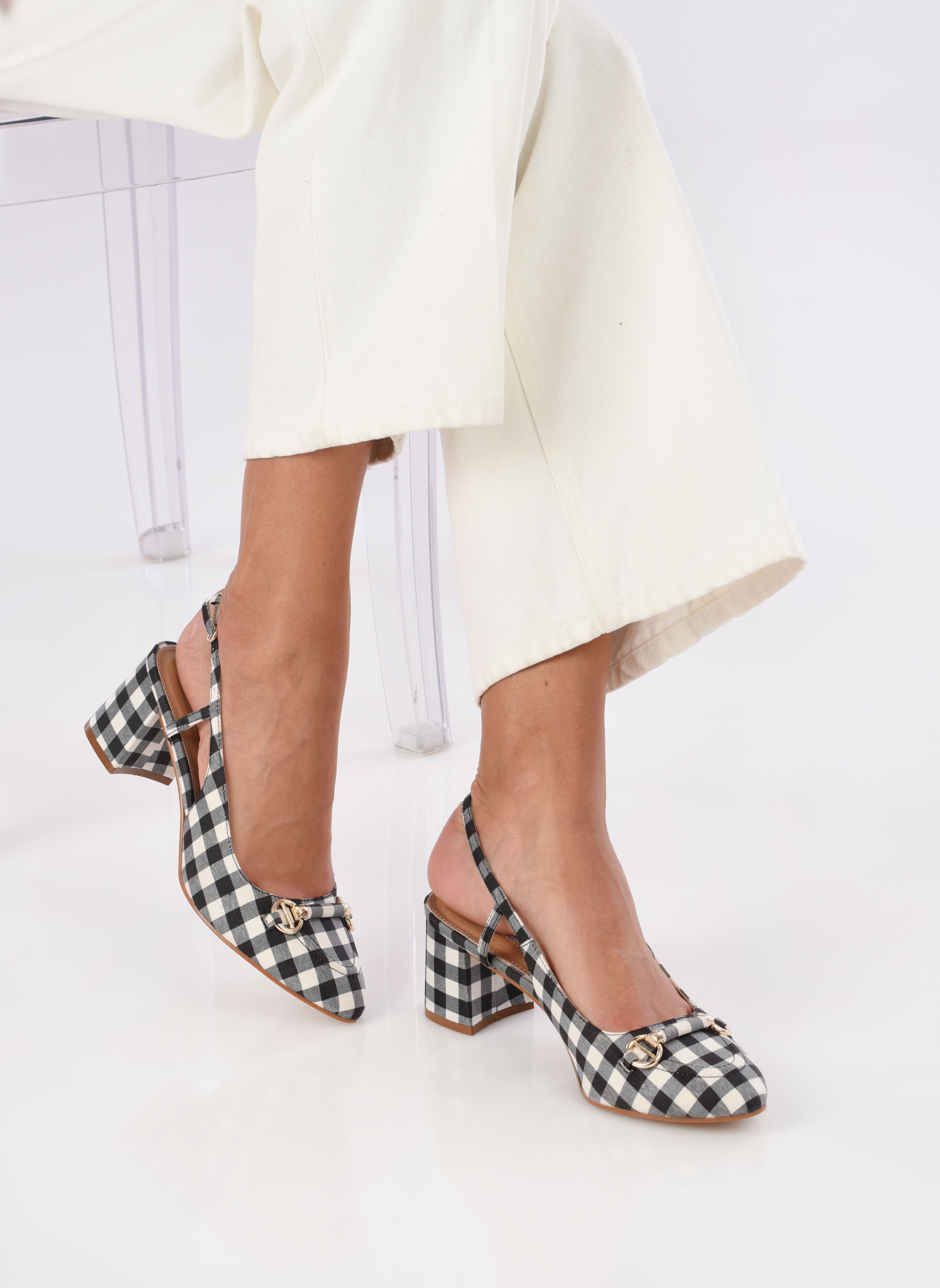 Slingback pumps CASSIE dames zwart Dune London Slingback pumps CASSIE dames zwart Black Fabric