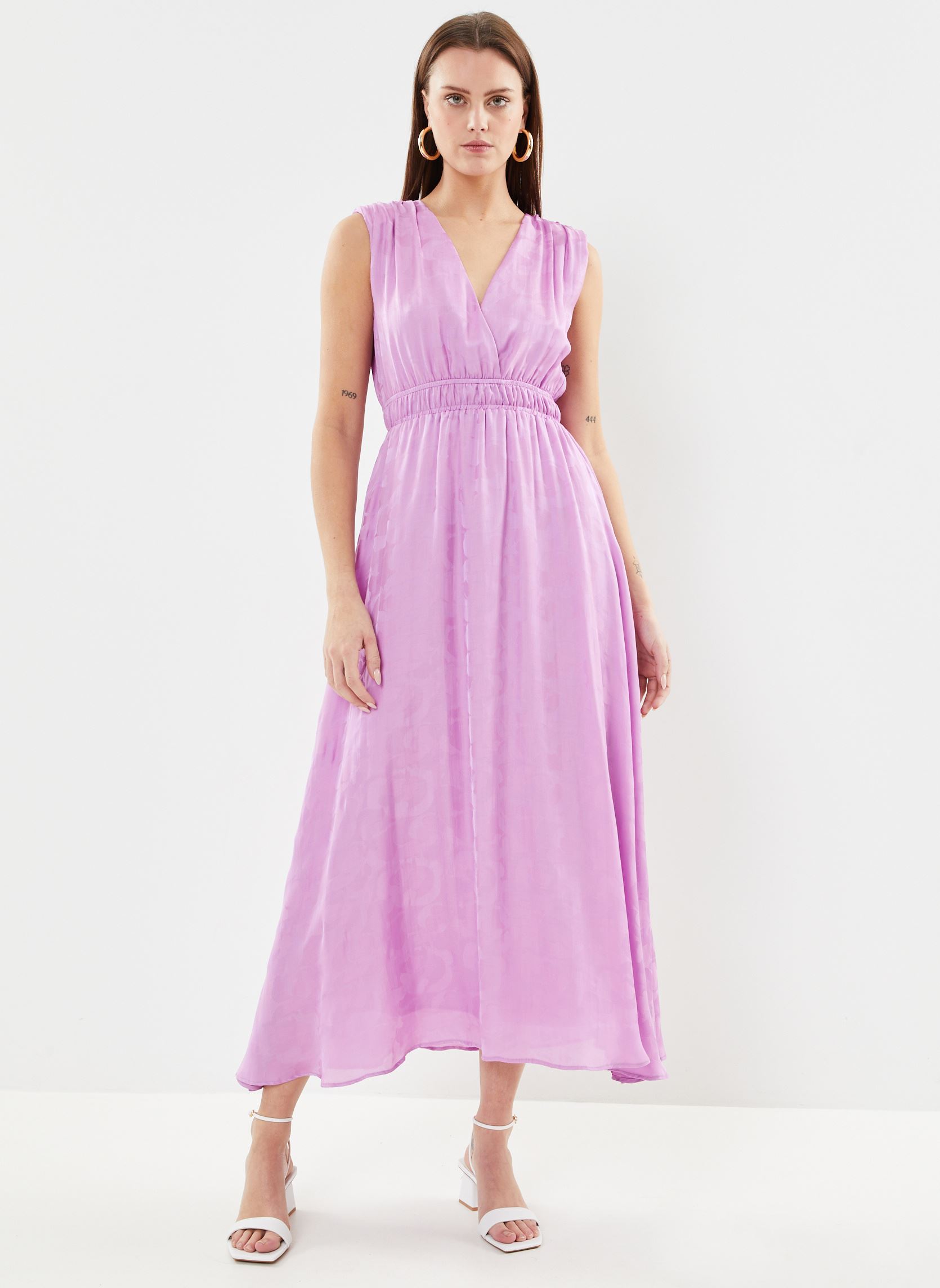 Lange jurken Cyrus dames paars Suncoo Lange jurken Cyrus dames paars MAUVE