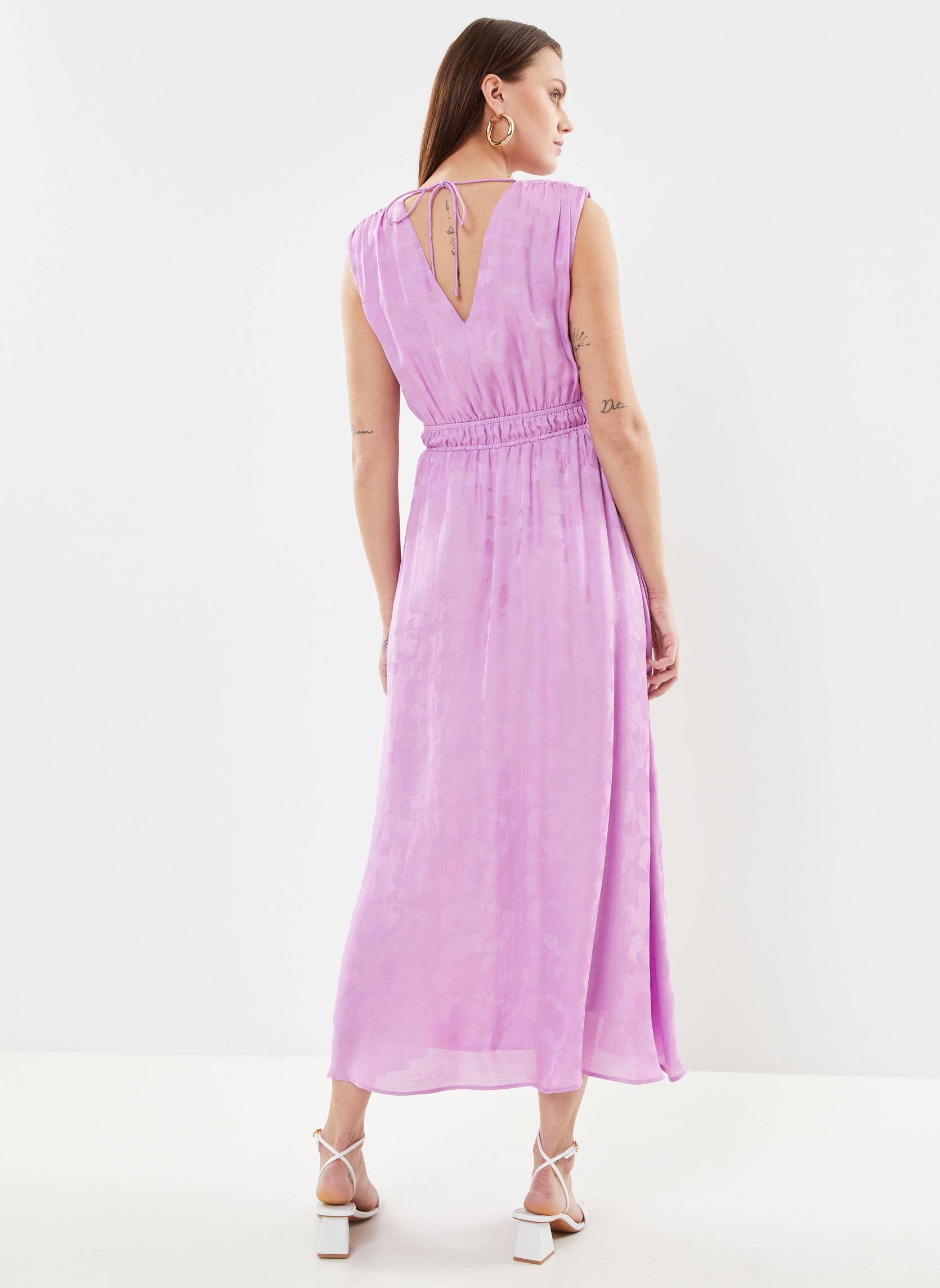 Lange jurken Cyrus dames paars Suncoo Lange jurken Cyrus dames paars MAUVE