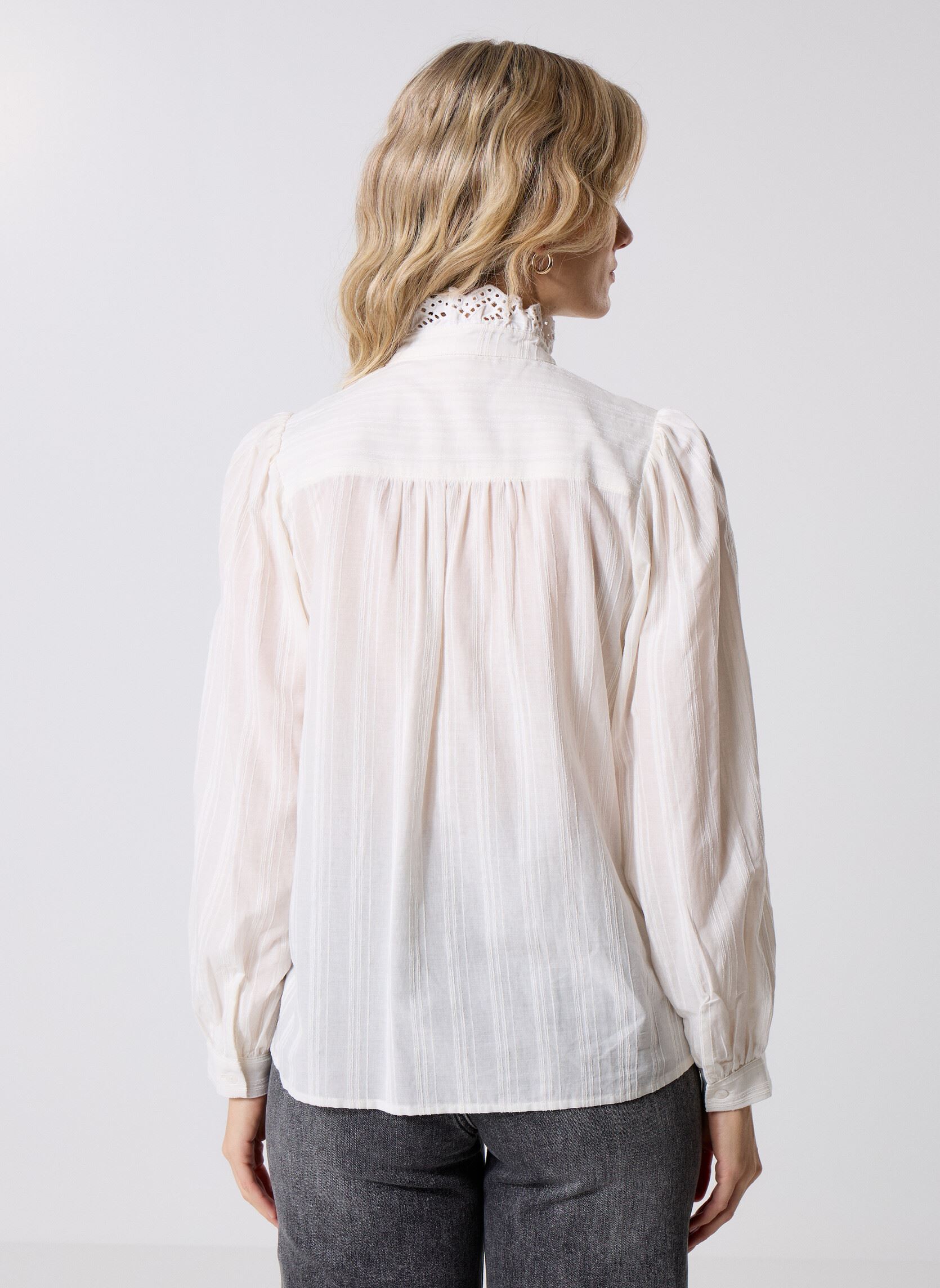 Blouses Lover dames wit Suncoo Blouses Lover dames wit BLANC CASSE