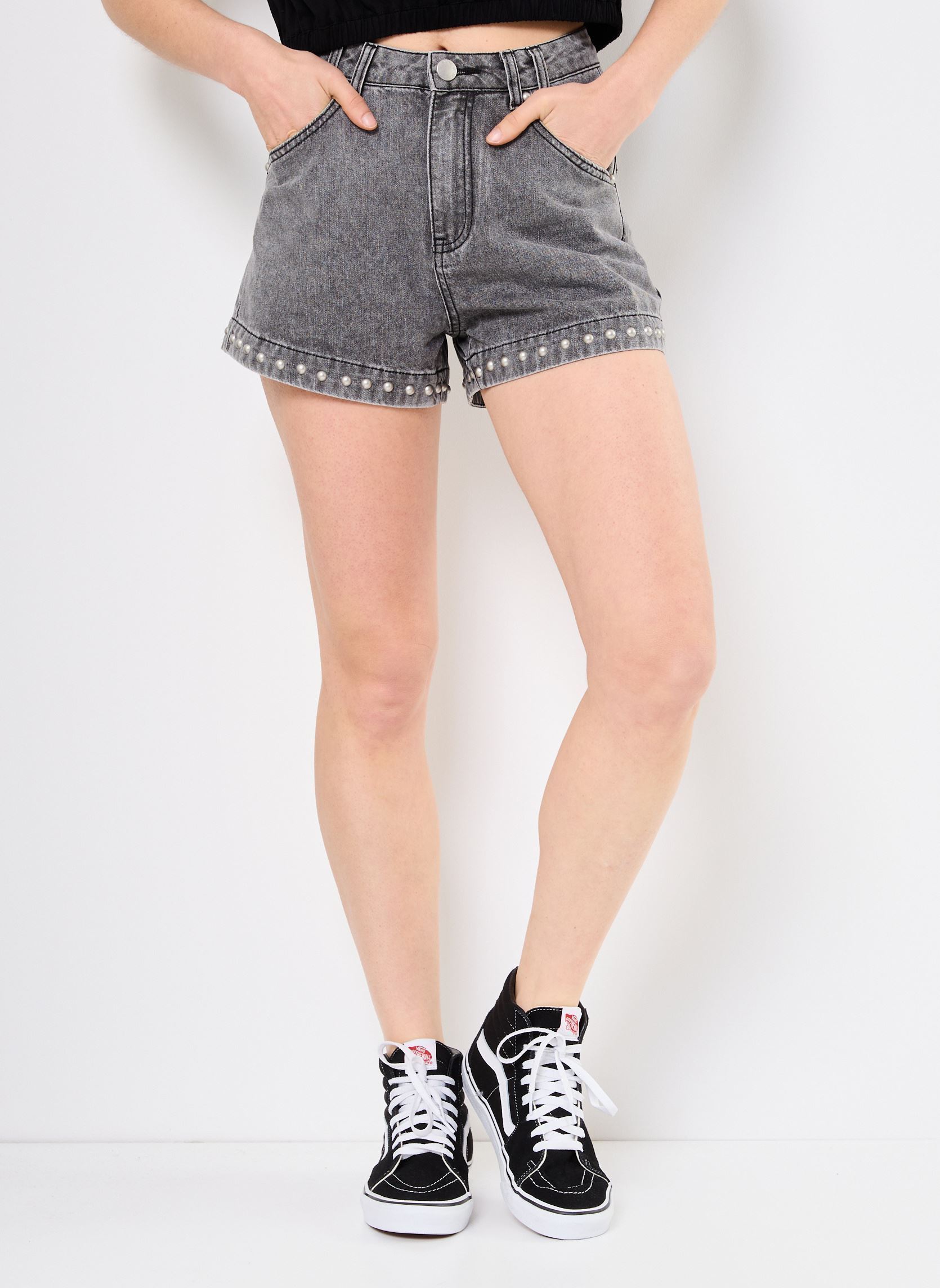 Shorts Kapri damen grau Suncoo Shorts Kapri damen grau Gris clair