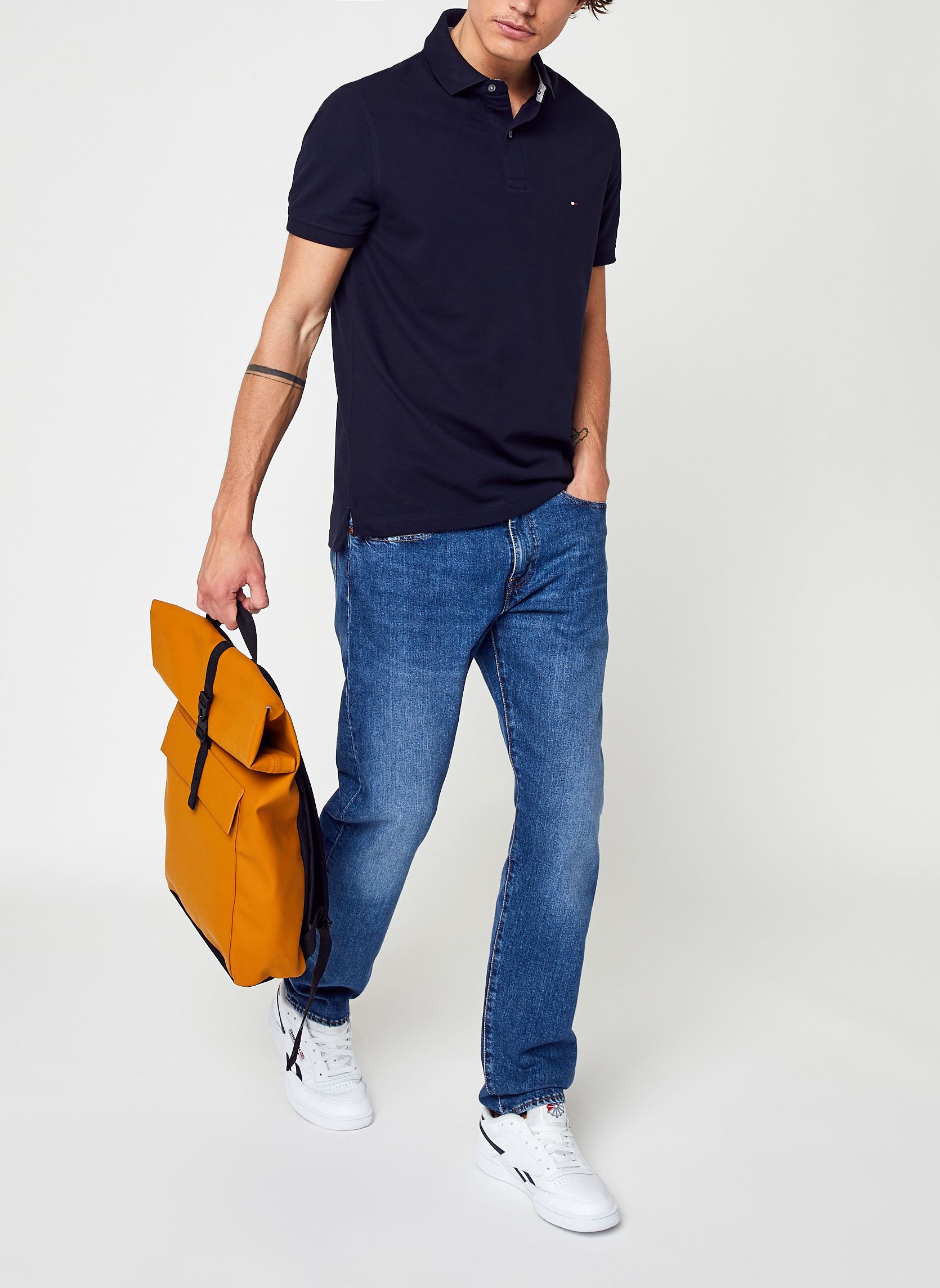 Polos 1985 Regular Polo homme bleu Tommy Hilfiger Polos 1985 Regular Polo homme bleu DESERT SKY