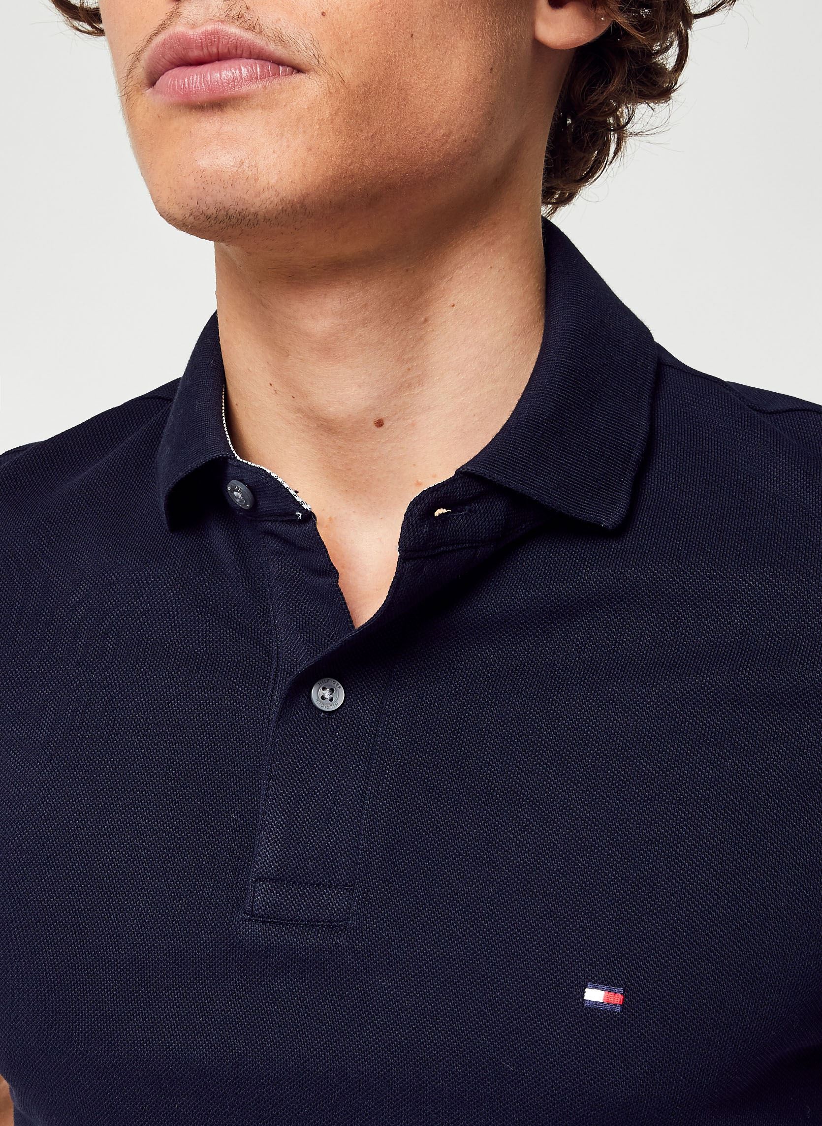 Polos 1985 Regular Polo homme bleu Tommy Hilfiger Polos 1985 Regular Polo homme bleu DESERT SKY