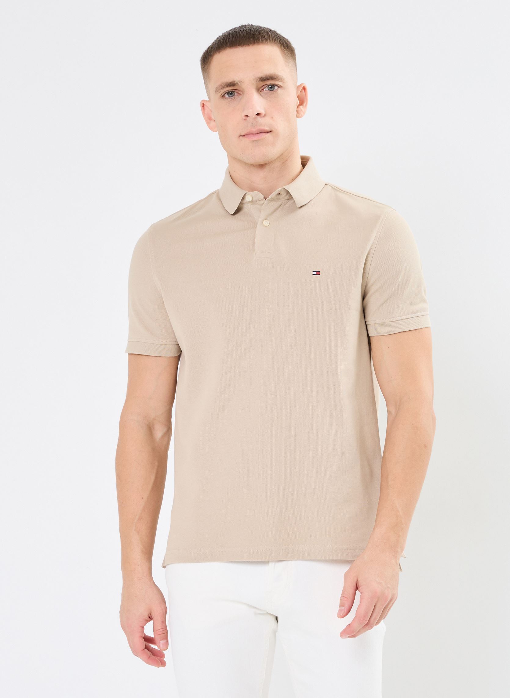 Polos 1985 Regular Polo homme marron Tommy Hilfiger Polos 1985 Regular Polo homme marron SANDALWOOD