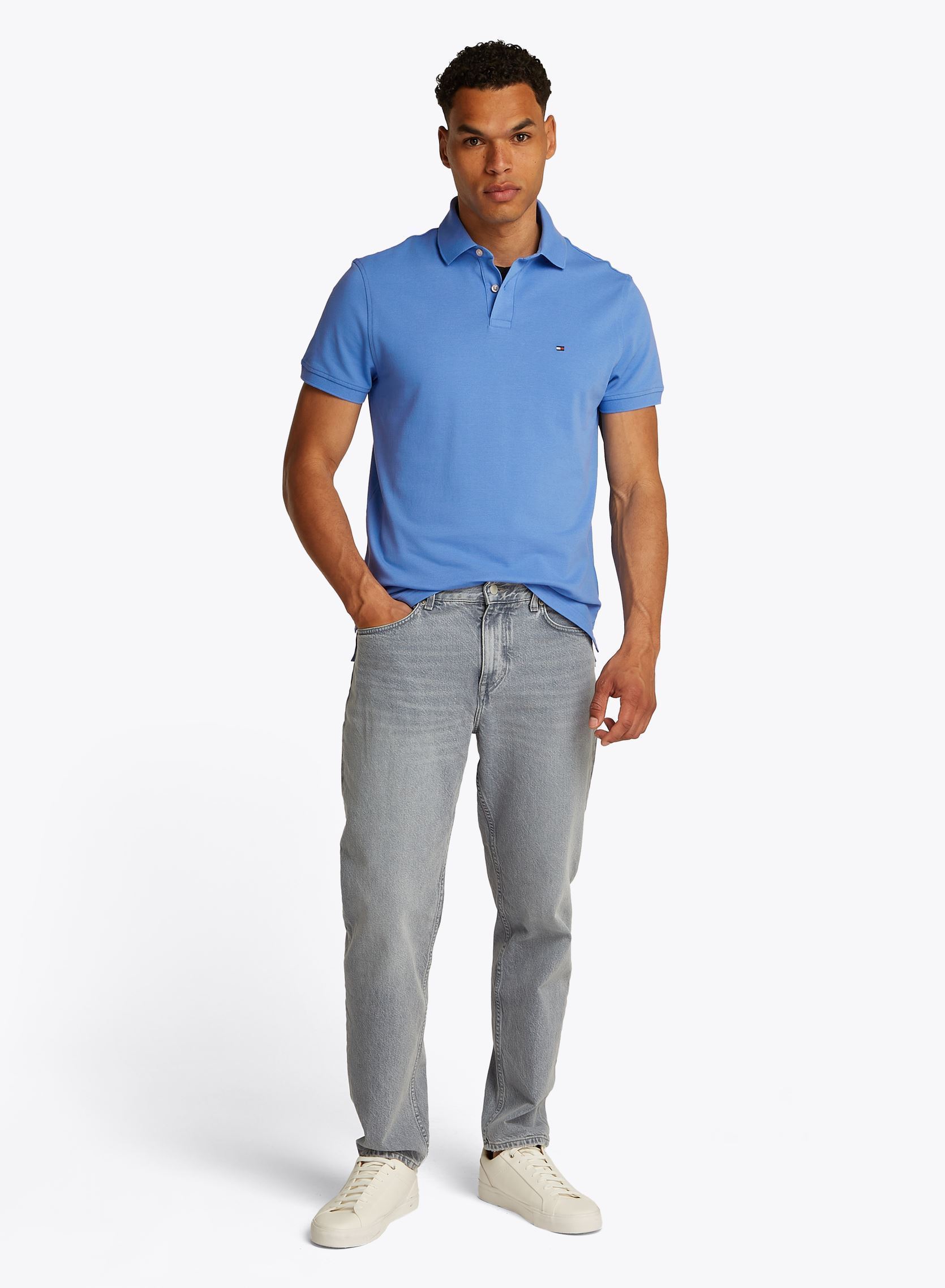 Polos 1985 Regular Polo homme bleu Tommy Hilfiger Polos 1985 Regular Polo homme bleu BLUE SPELL