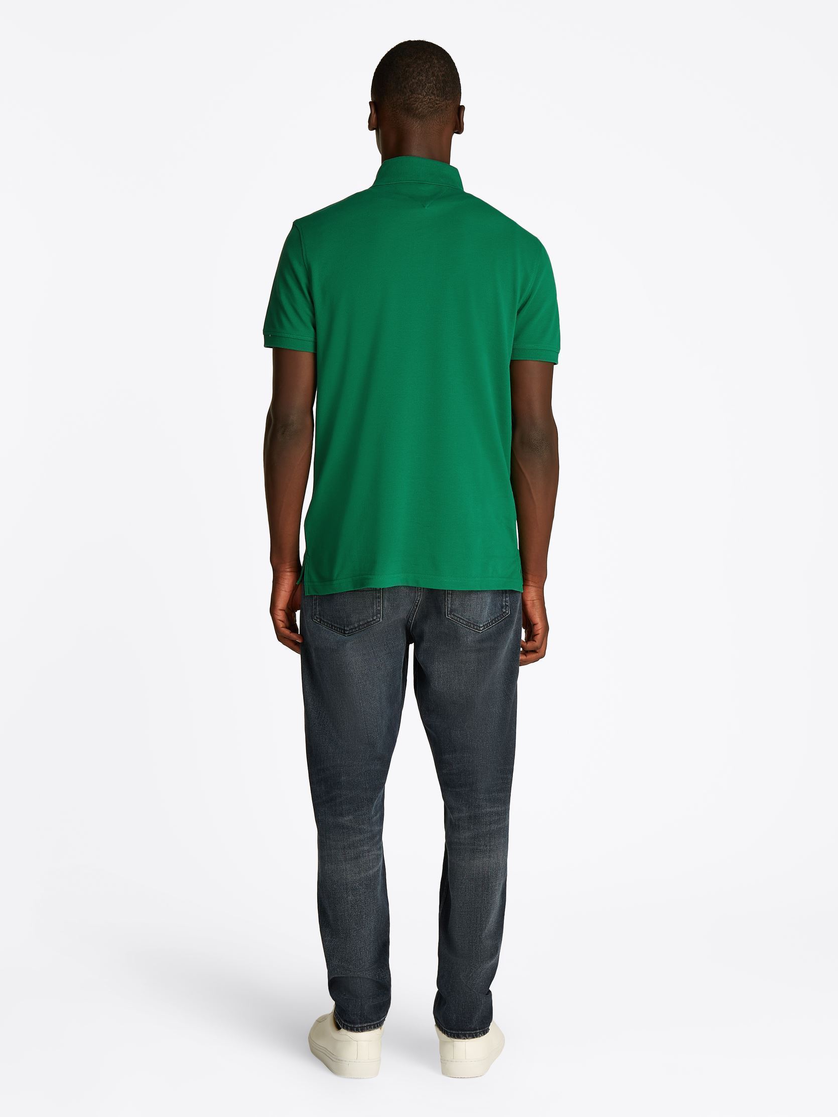 Polos 1985 Regular Polo homme vert Tommy Hilfiger Polos 1985 Regular Polo homme vert NOUVEAU GREEN