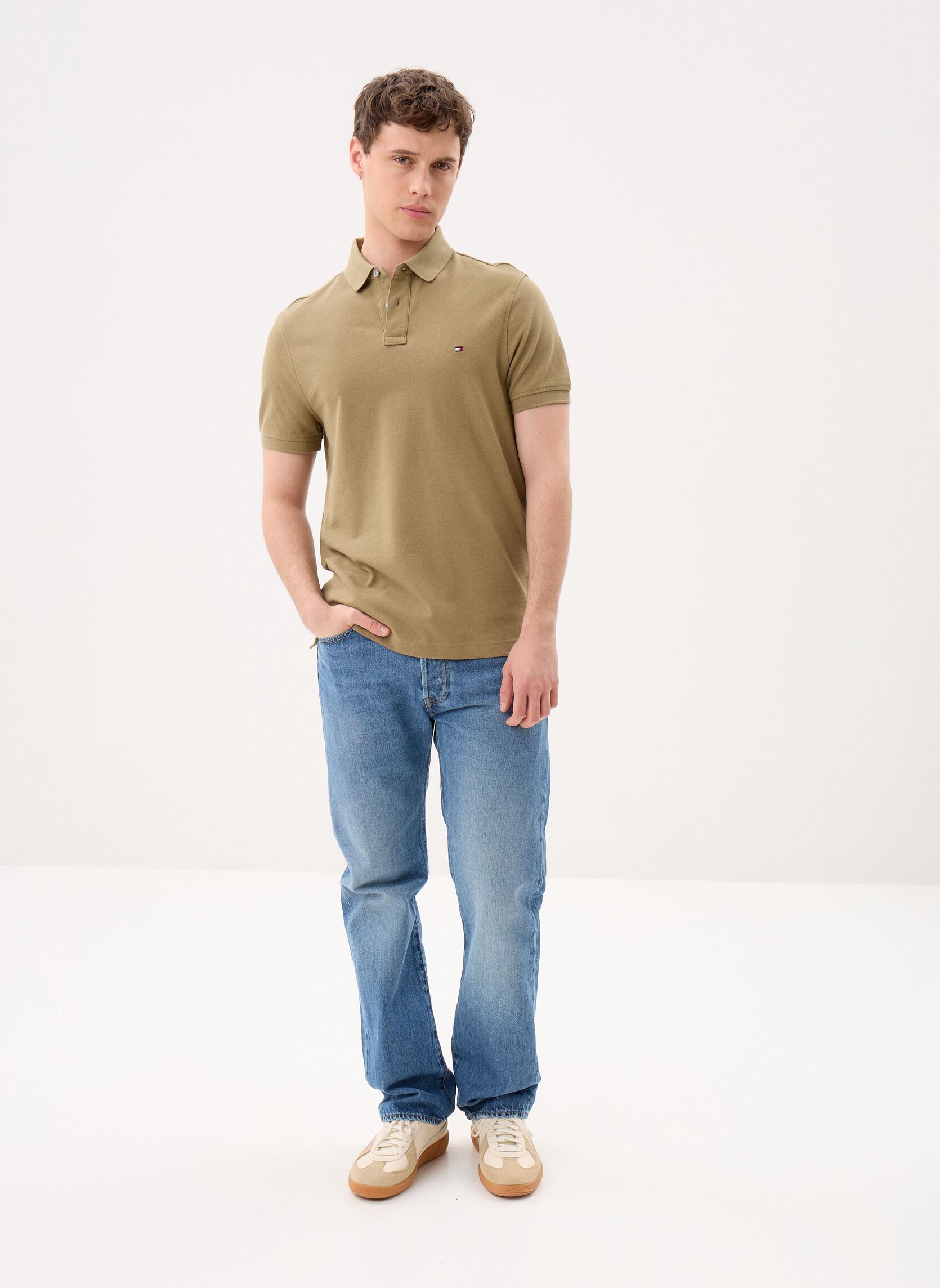Polos 1985 Regular Polo homme beige Tommy Hilfiger Polos 1985 Regular Polo homme beige WOODRIDGE