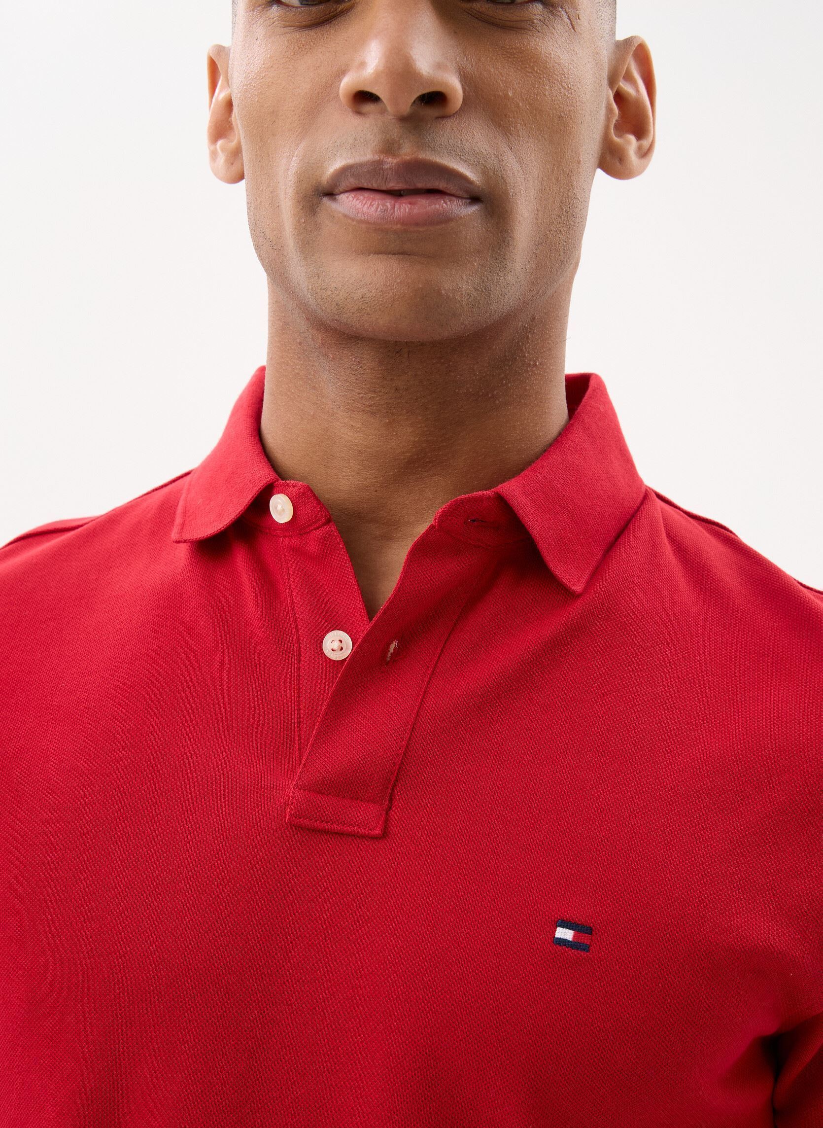 Polo's 1985 Regular Polo heren rood Tommy Hilfiger Polo's 1985 Regular Polo heren rood MEDIUM RED