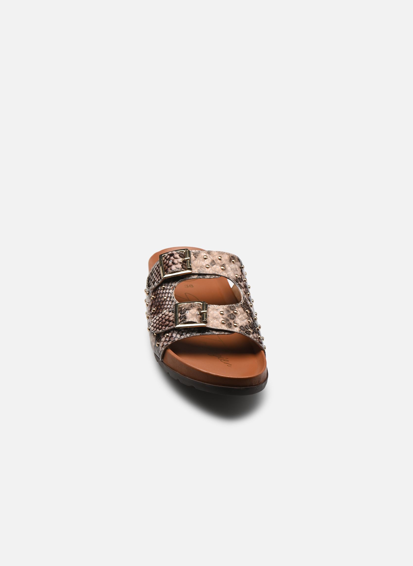 Mules SAATCHV8970-22 femme marron L'Atelier Tropézien Mules SAATCHV8970-22 femme marron BROWN SNAKE