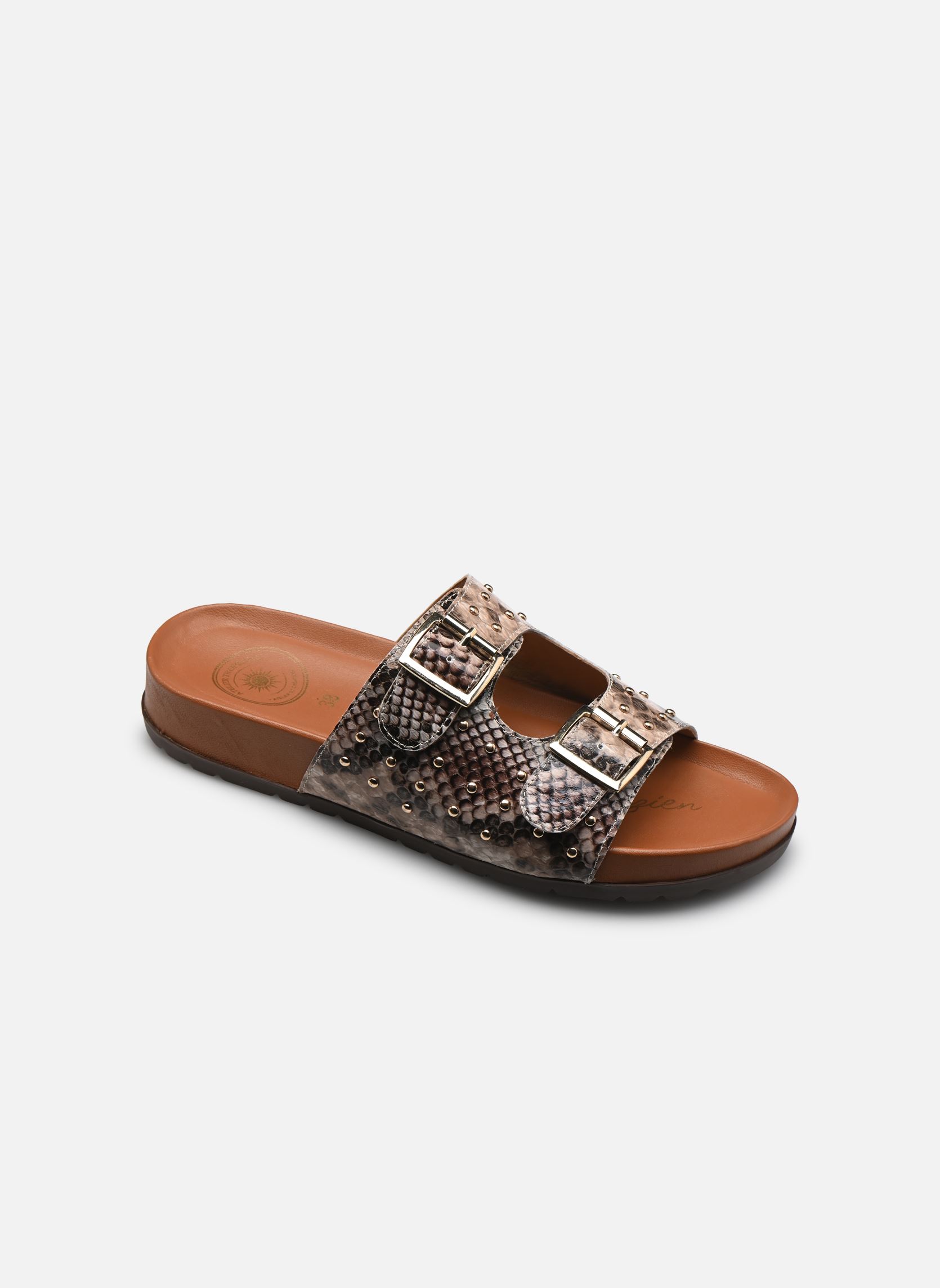 Mules SAATCHV8970-22 femme marron L'Atelier Tropézien Mules SAATCHV8970-22 femme marron BROWN SNAKE