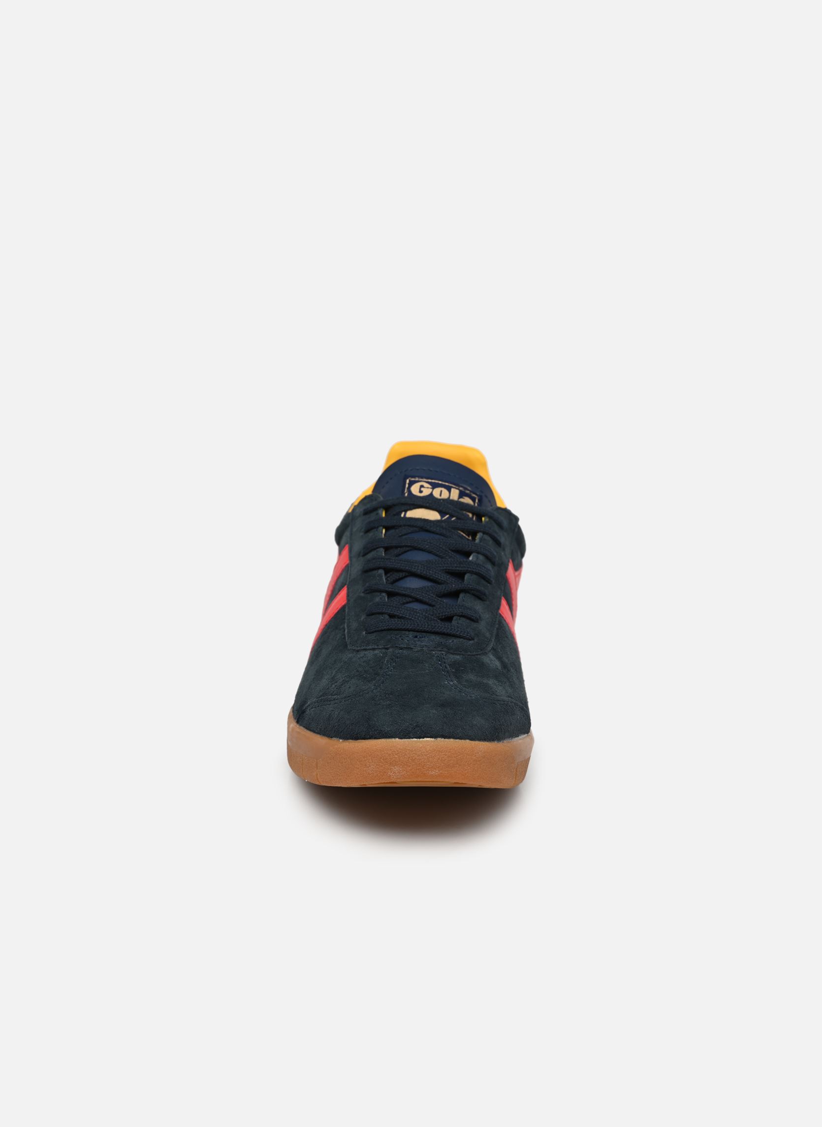 Niedrige Sneaker Hurricane Suede herren blau Gola Niedrige Sneaker Hurricane Suede herren blau NAVY/RED/SUN/GUM