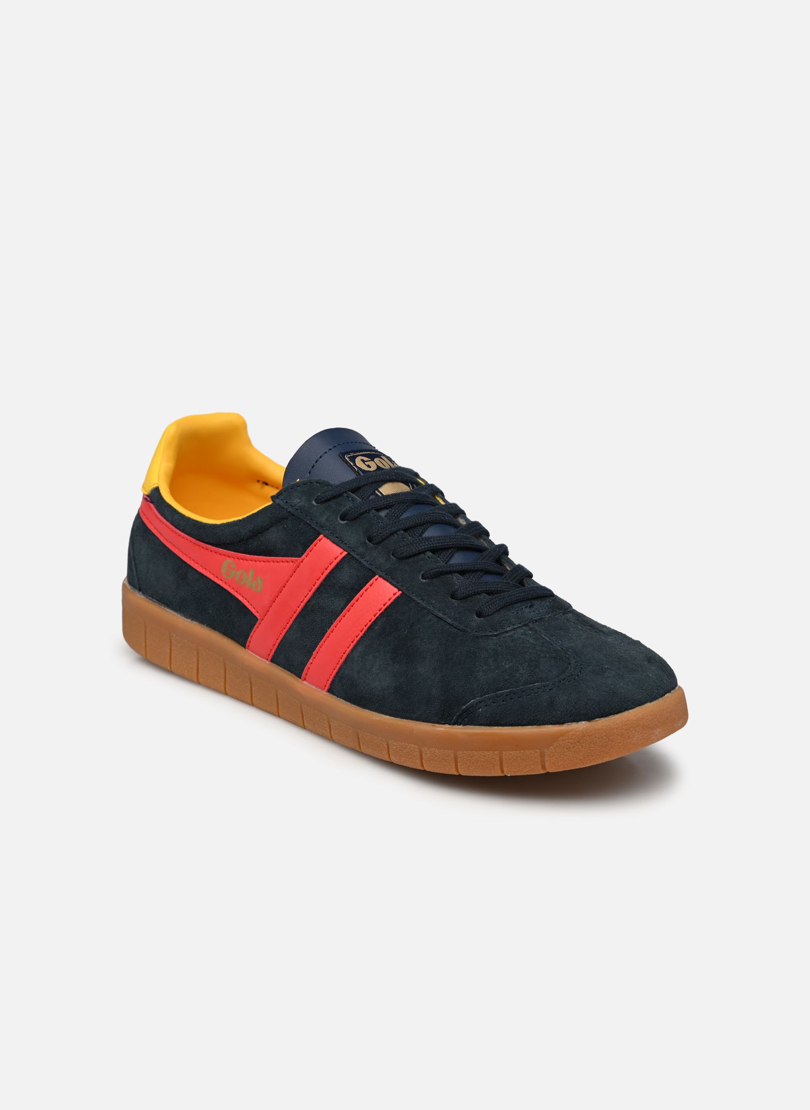 Niedrige Sneaker Hurricane Suede herren blau Gola Niedrige Sneaker Hurricane Suede herren blau NAVY/RED/SUN/GUM