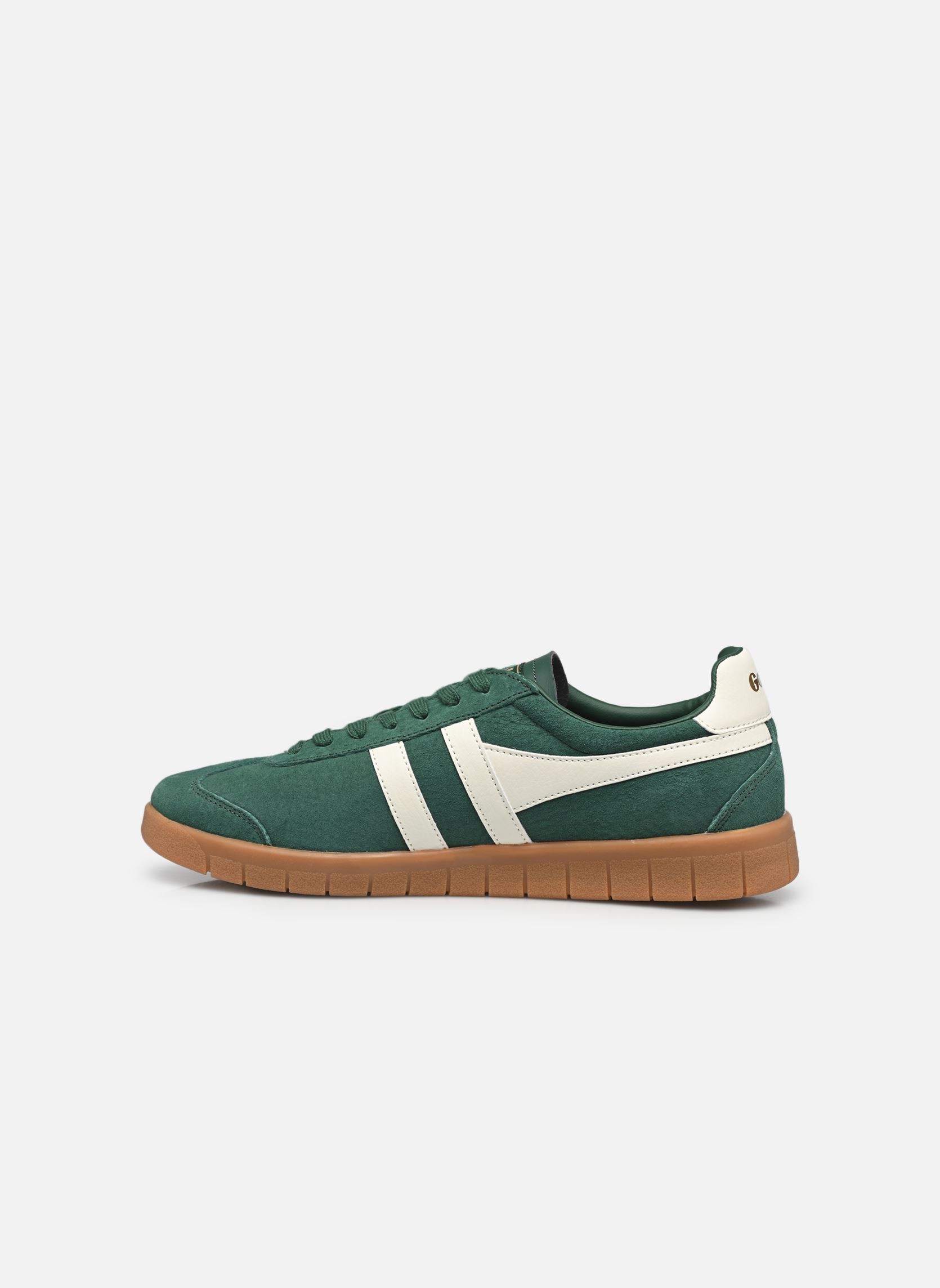Baskets basses Hurricane Suede homme vert Gola Baskets basses Hurricane Suede homme vert EVERGREEN/OFF WHITE/GUM