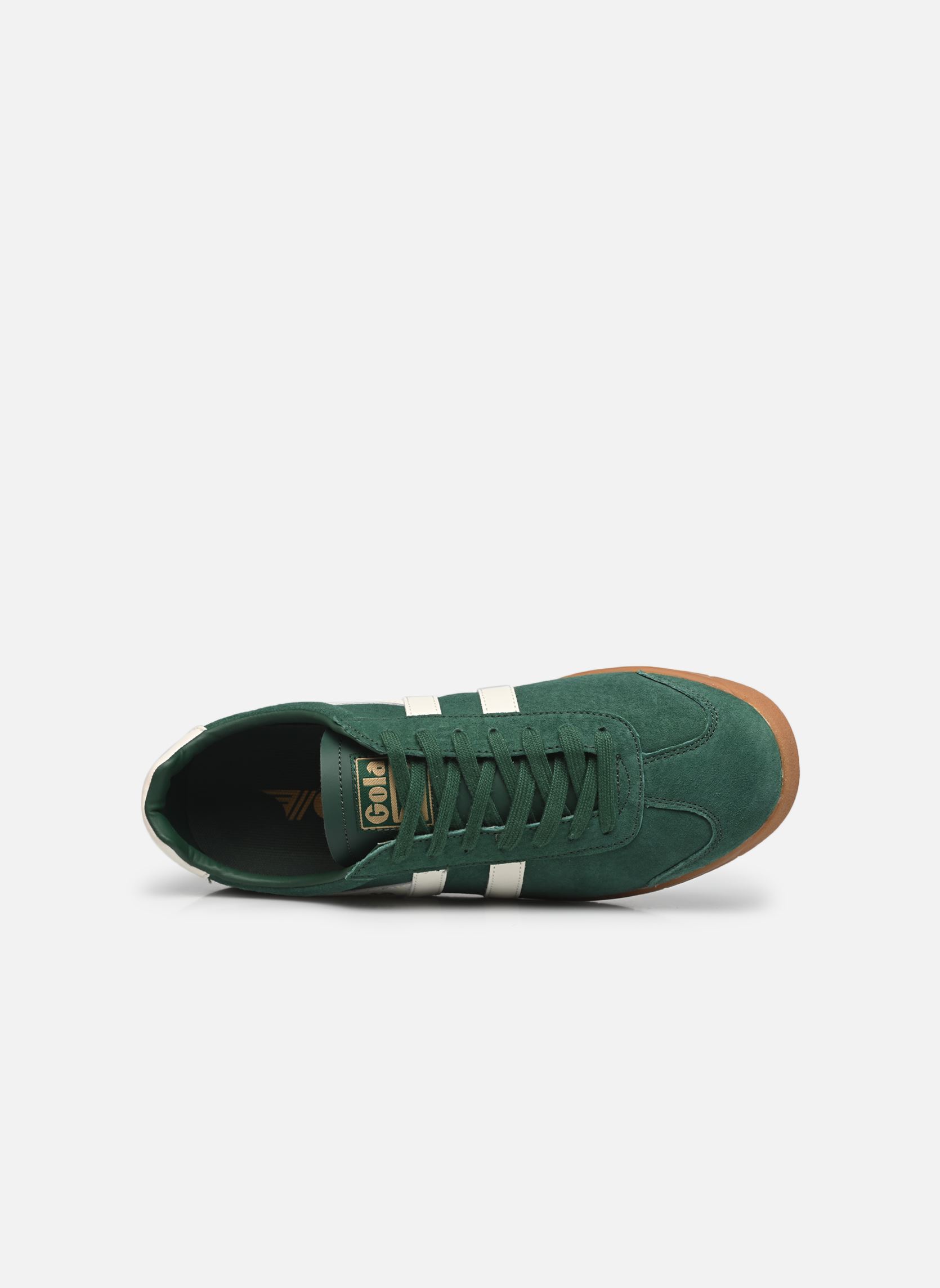 Baskets basses Hurricane Suede homme vert Gola Baskets basses Hurricane Suede homme vert EVERGREEN/OFF WHITE/GUM