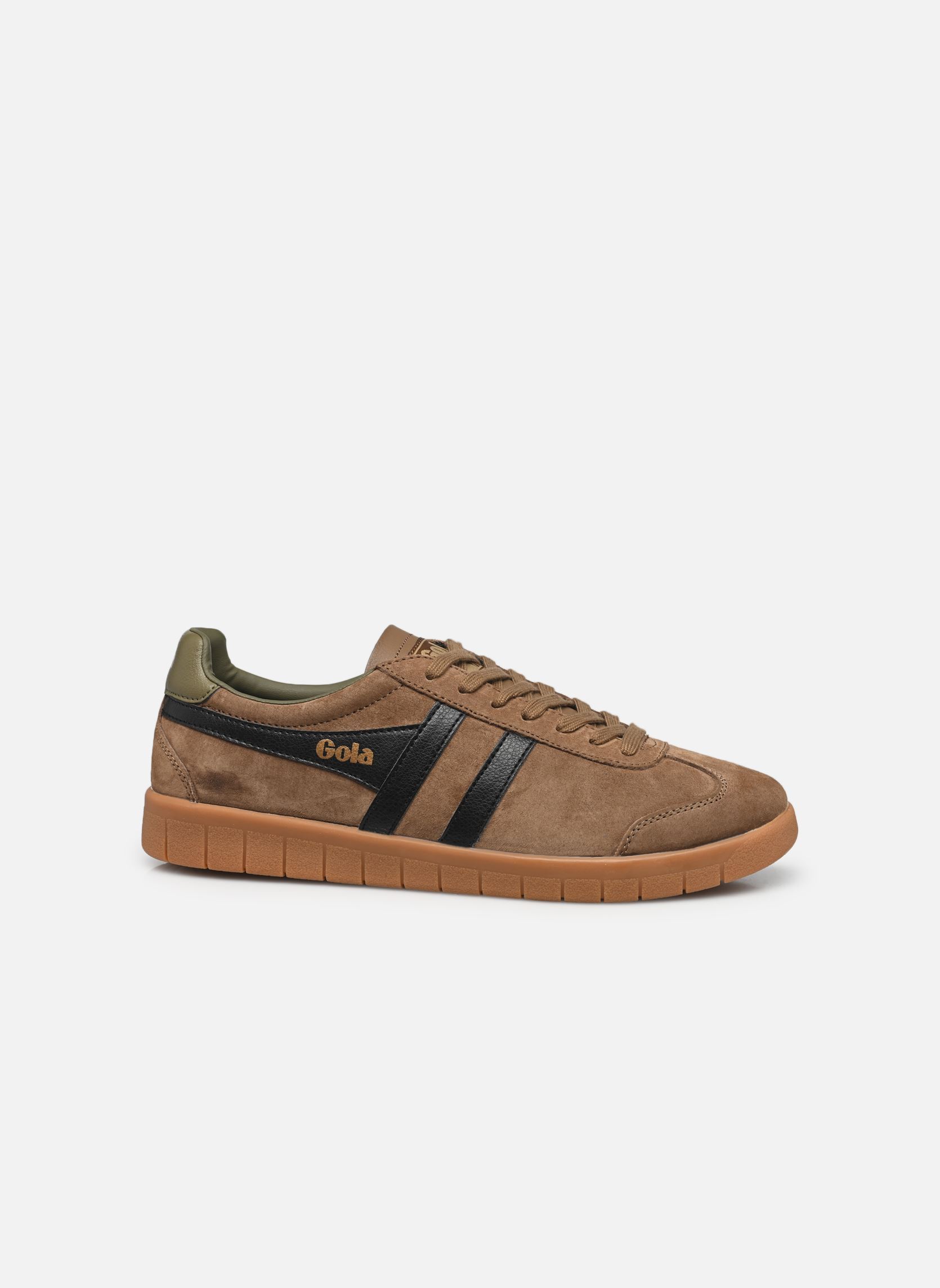 Baskets basses Hurricane Suede homme marron Gola Baskets basses Hurricane Suede homme marron Tobacco/Black/Khaki/Gum