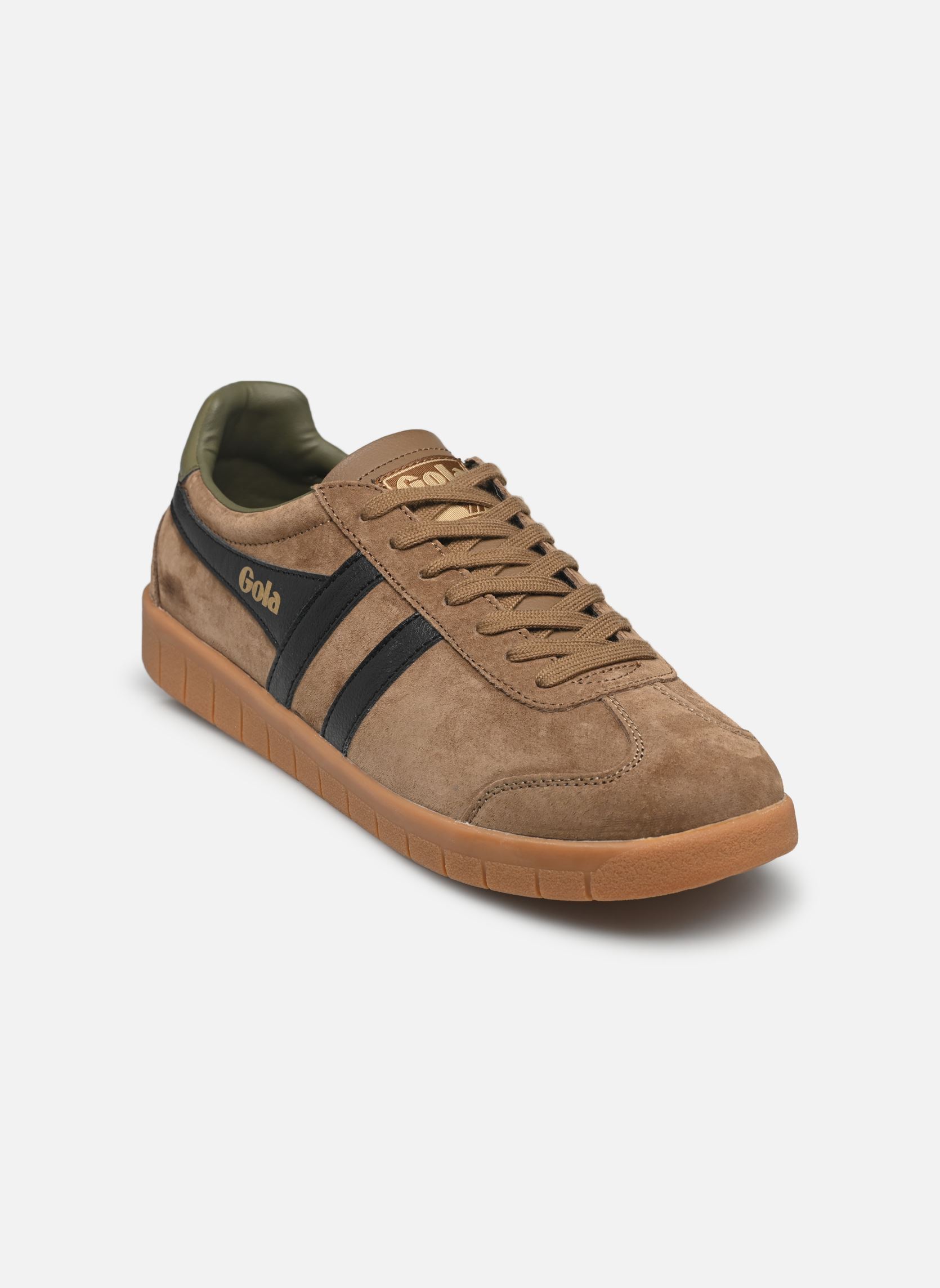 Baskets basses Hurricane Suede homme marron Gola Baskets basses Hurricane Suede homme marron Tobacco/Black/Khaki/Gum