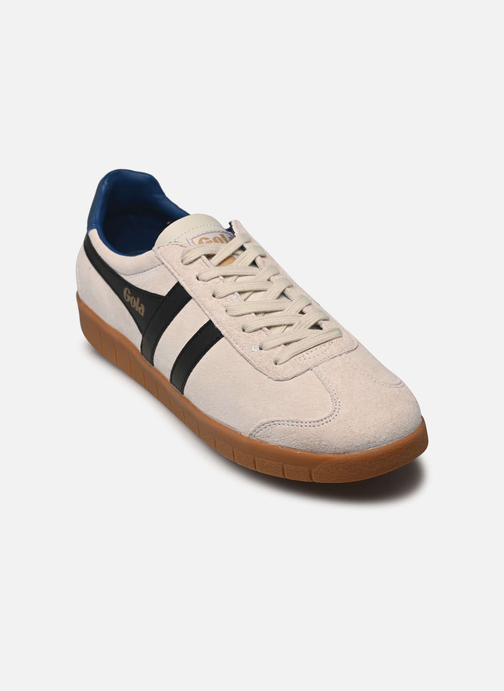 Niedrige Sneaker Hurricane Suede herren weiß Gola Niedrige Sneaker Hurricane Suede herren weiß Off White/Black/Marine Blue/Gu