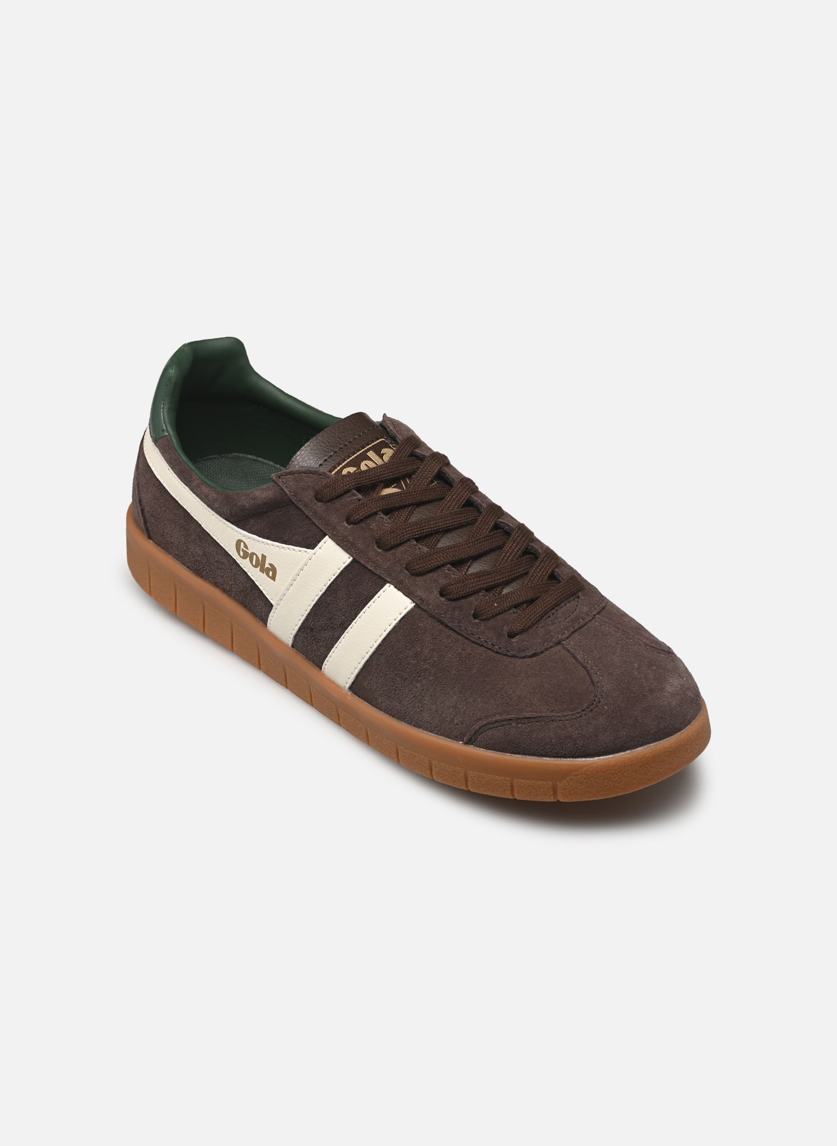 Zapatillas bajas Hurricane Suede hombre marrón Gola Zapatillas bajas Hurricane Suede hombre marrón Mocha/Off White/Evergreen/Gum